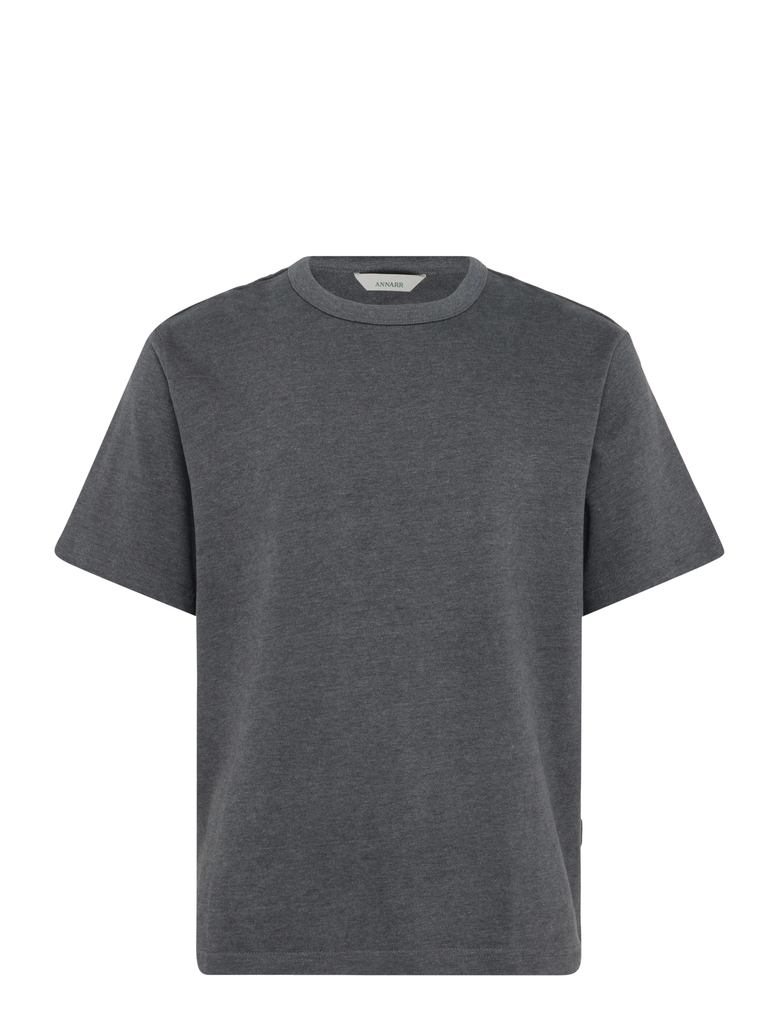 Annarr - ANRED SS O-NECK TEE - kurzärmelige t-shirts - charcoal art - 1