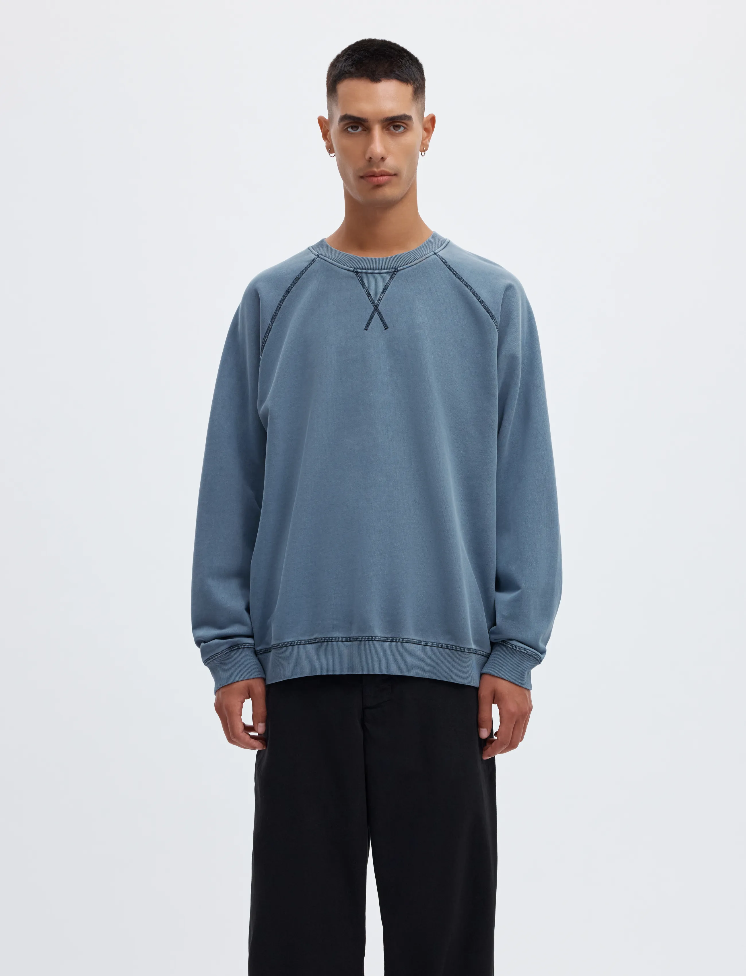 Annarr ANRHACKETT RAGLAN CREW NECK SWEAT - Tøj - DARK SAPPHIRE / navy