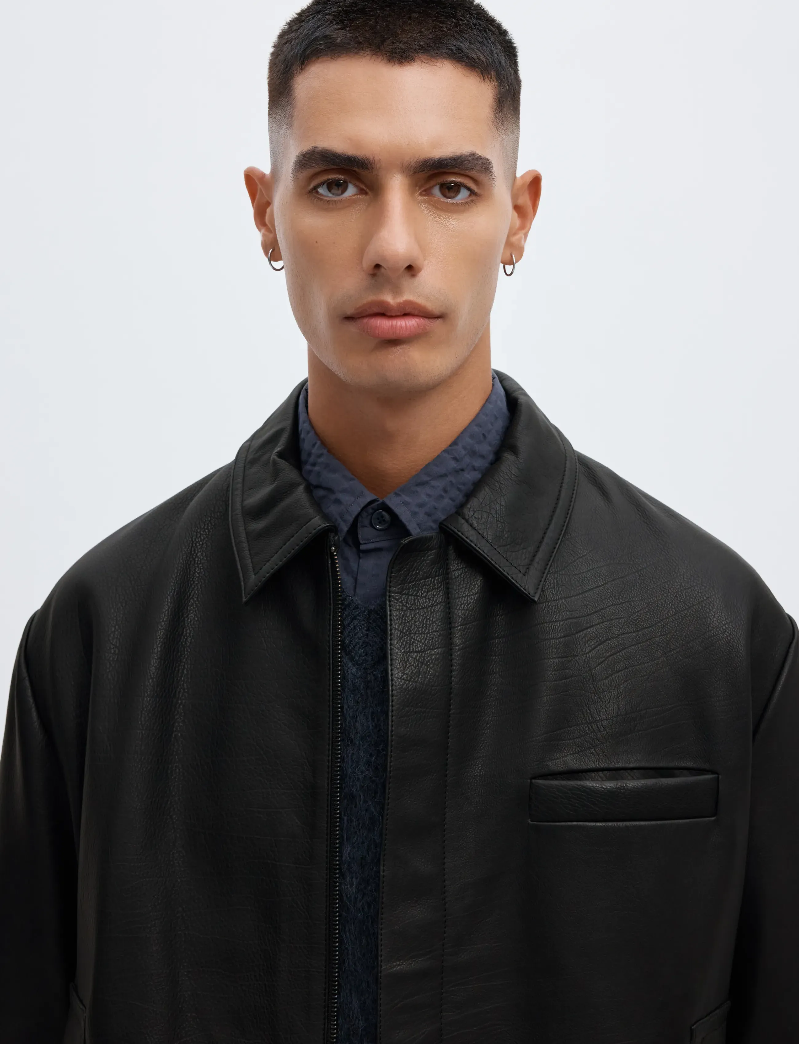 Annarr - ANRGIBSON LEATHER JACKET - black - 4