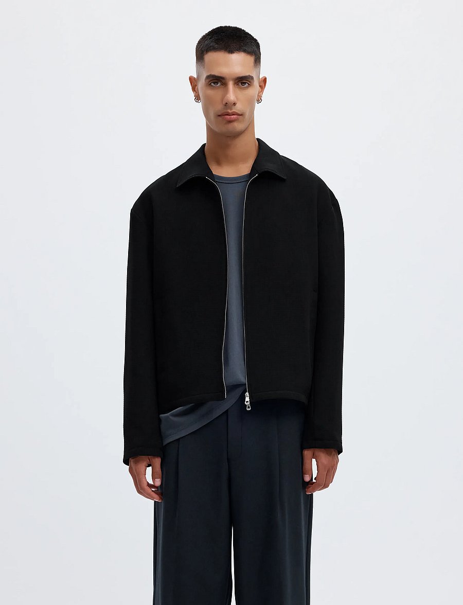 Annarr - ANRHAGEN 264 WOOL BLEND OVERSHIRT - black - 0