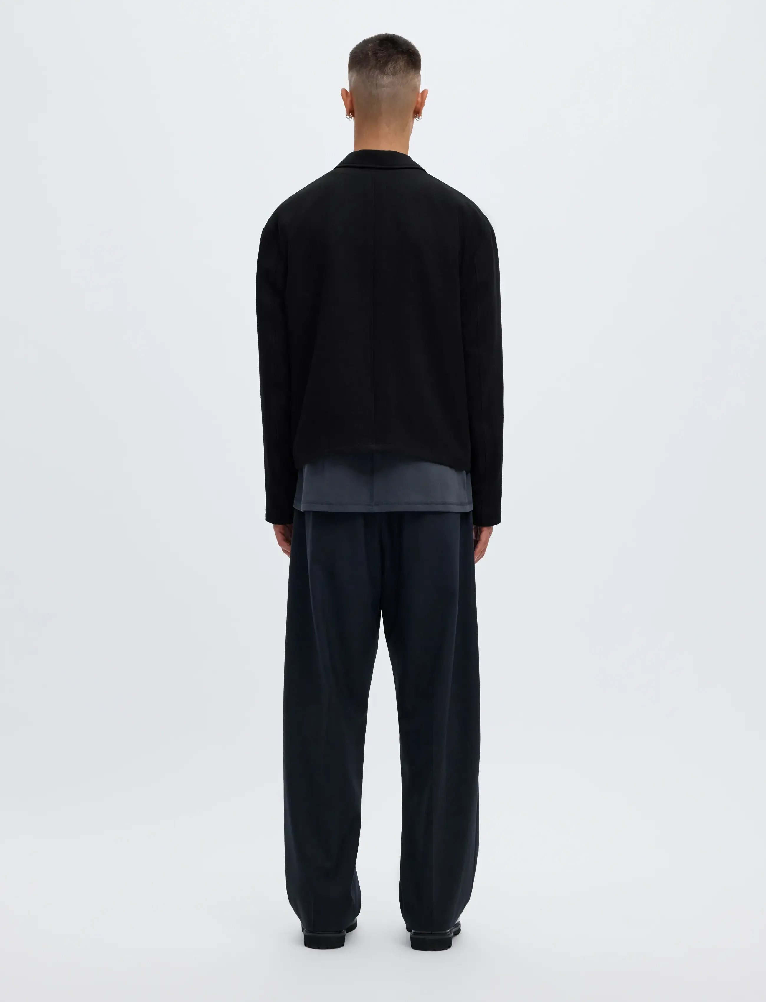 Annarr - ANRHAGEN 264 WOOL BLEND OVERSHIRT - black - 2