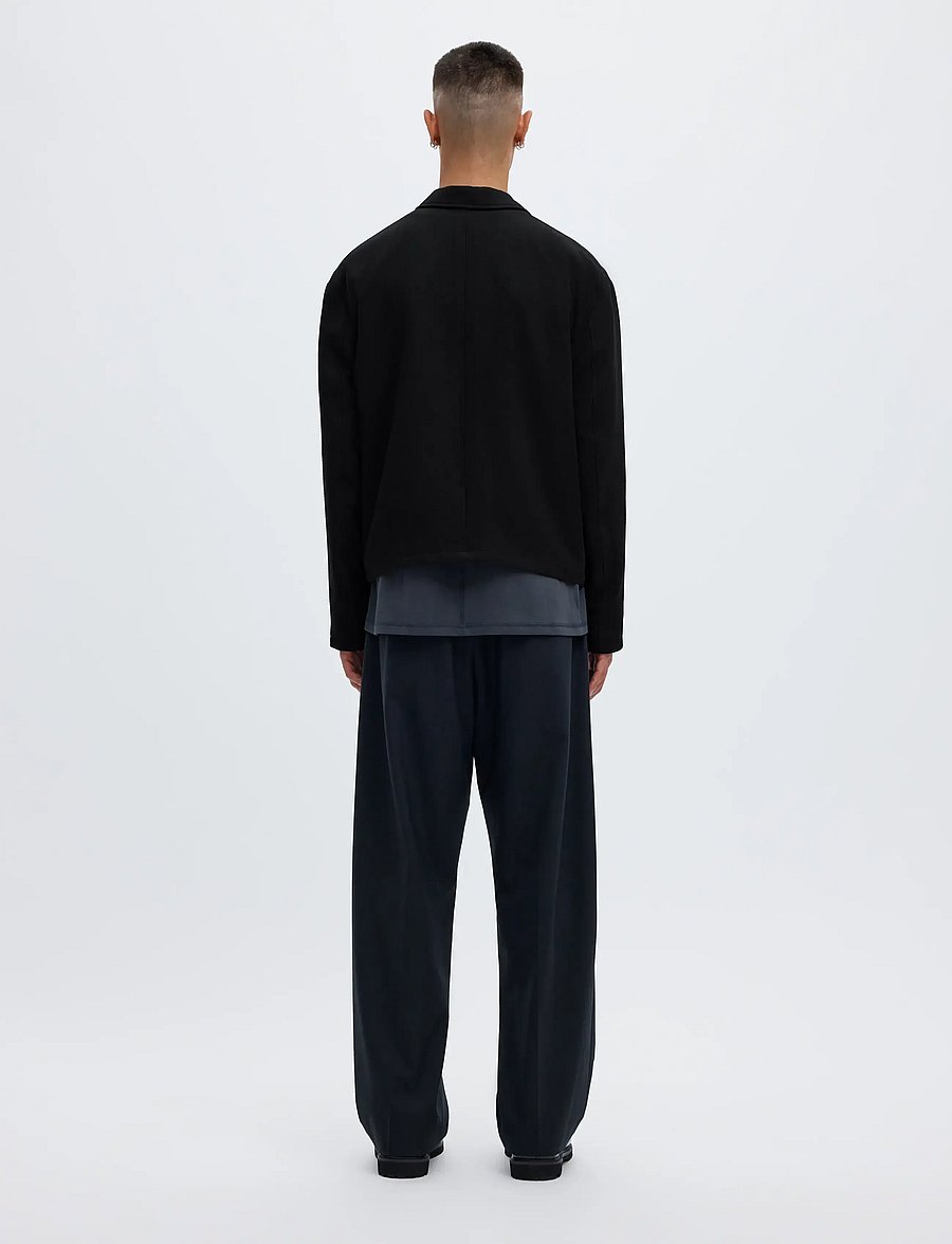 Annarr - ANRHAGEN 264 WOOL BLEND OVERSHIRT - black - 2