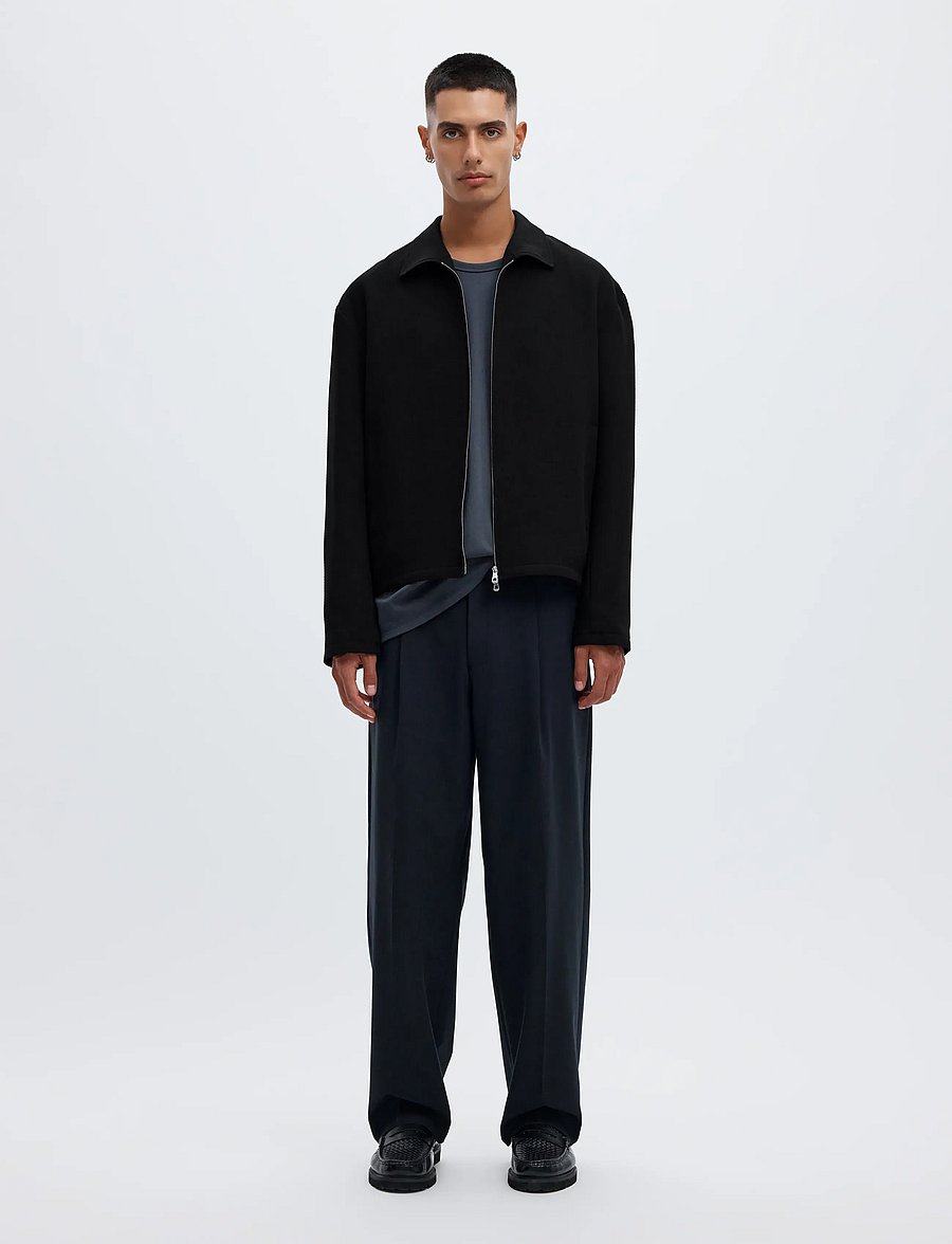 Annarr - ANRHAGEN 264 WOOL BLEND OVERSHIRT - black - 3