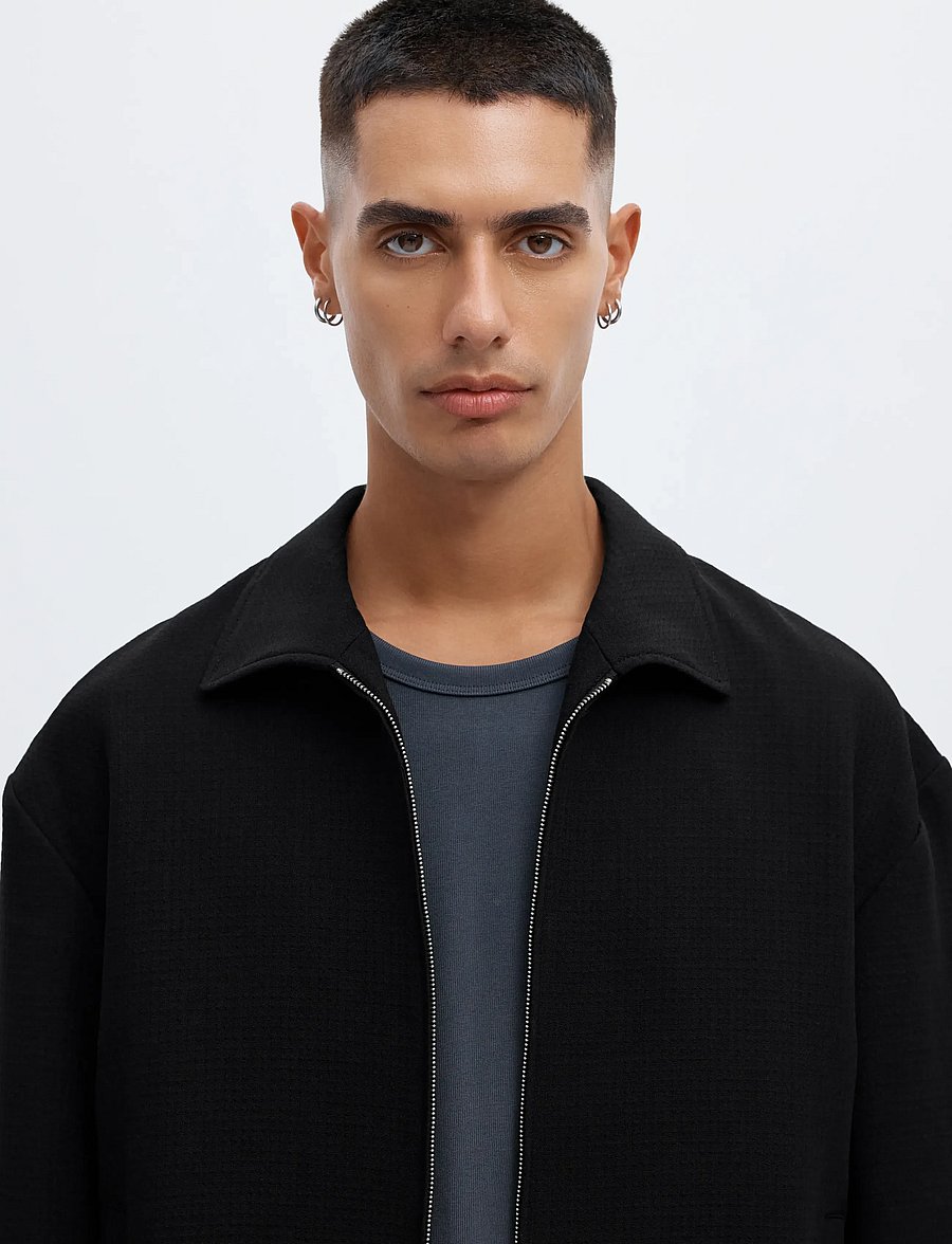 Annarr - ANRHAGEN 264 WOOL BLEND OVERSHIRT - black - 4