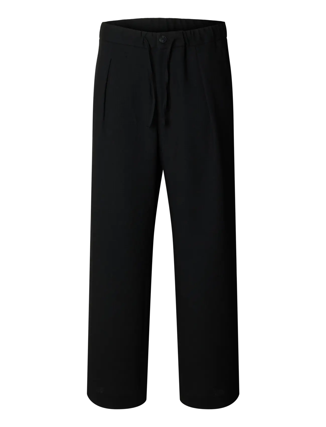 Annarr Anrtobias 264 Wool Blend String Trouser, Herren, Tunnelzug Hose, Schwarz, Gr: 46