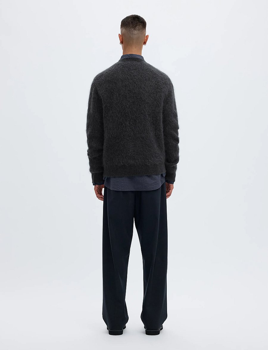 Annarr - ANRARCHIE LS KNIT V-NECK - ultimate grey - 2