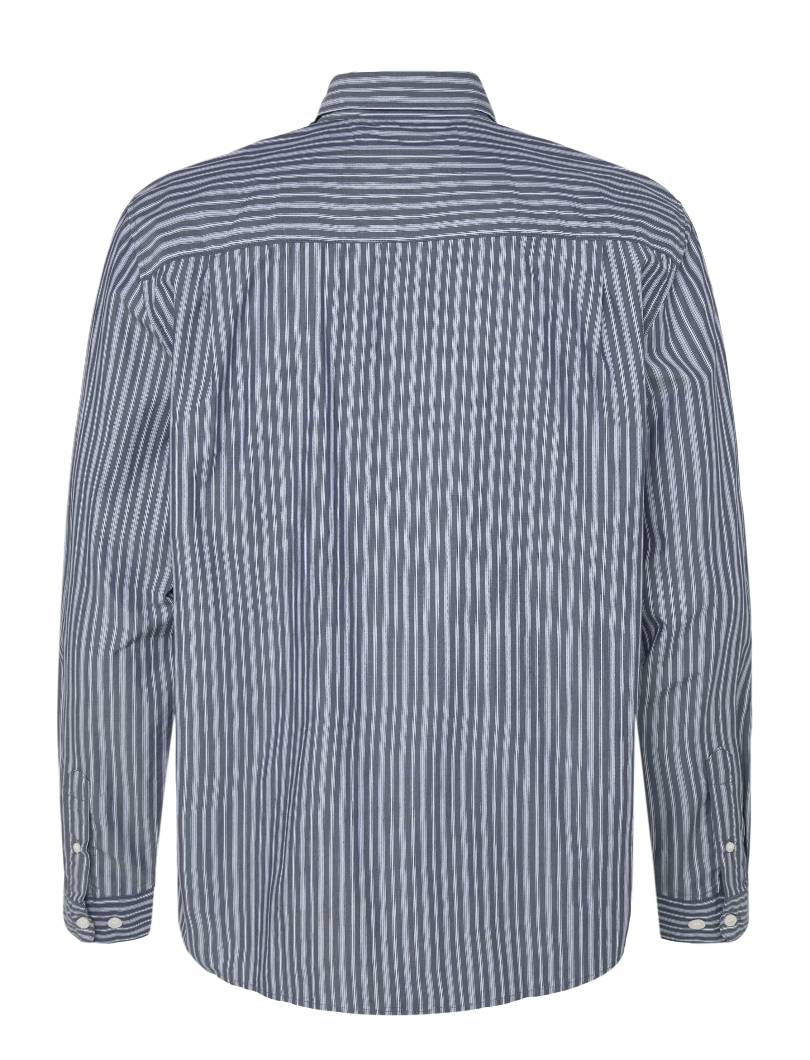 Annarr - ANRASLUND STRIPED DOBBY LS SHIRT - triibulised särgid - salute - 1
