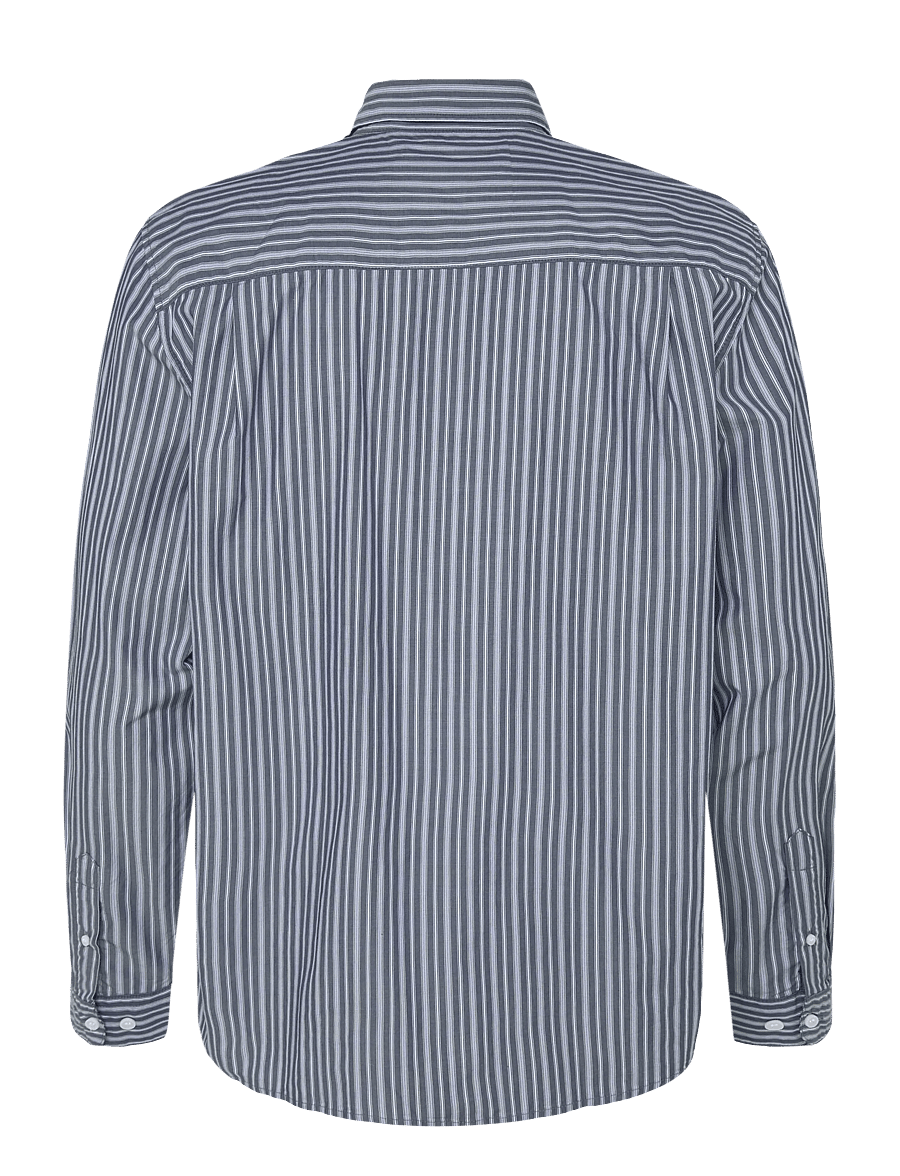 Annarr - ANRASLUND STRIPED DOBBY LS SHIRT - triibulised särgid - salute - 1