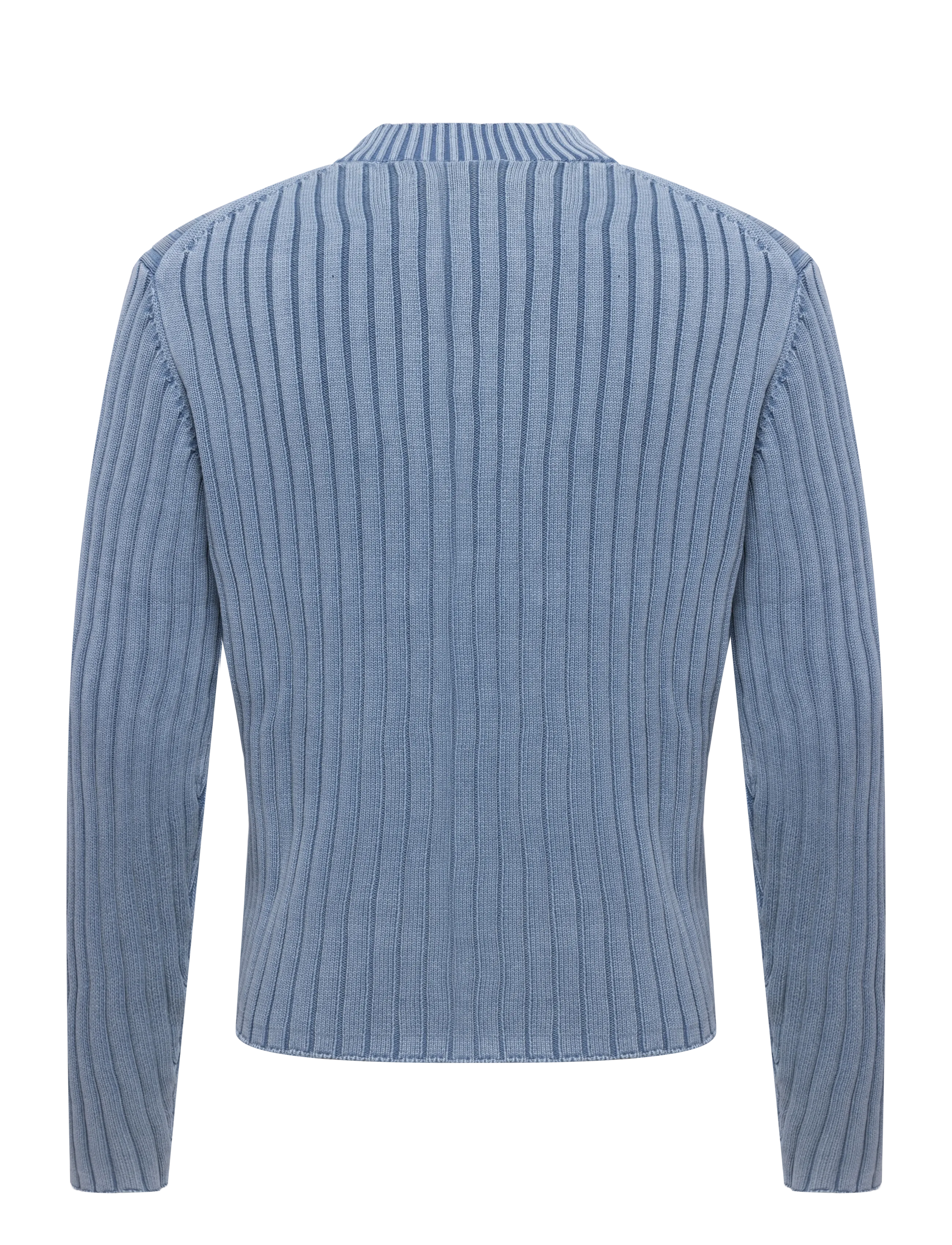 Annarr - ANRWELL LS KNIT WASHED CREW NECK - rundhals - light blue - 1