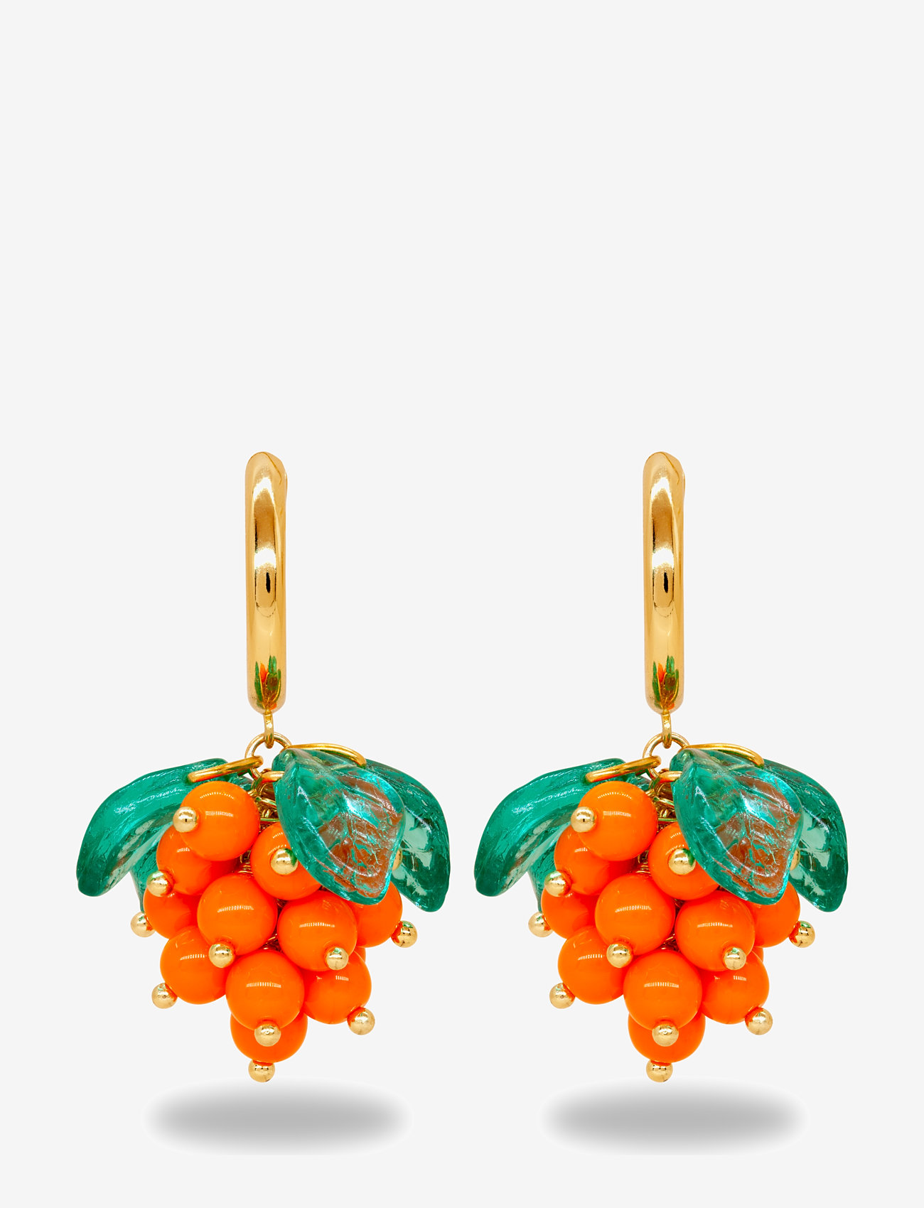 ANNELE - Cloudberry Cute Earrings - hoops - orange - 1