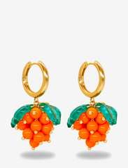 ANNELE - Cloudberry Cute Earrings - hoops - orange - 2