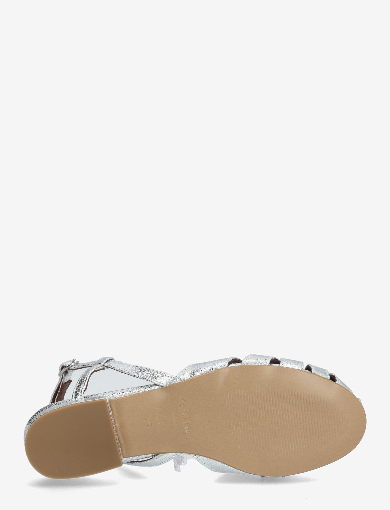 Anonymous Copenhagen - Banie 20 - platte sandalen - crackled metallic goat silver - 5