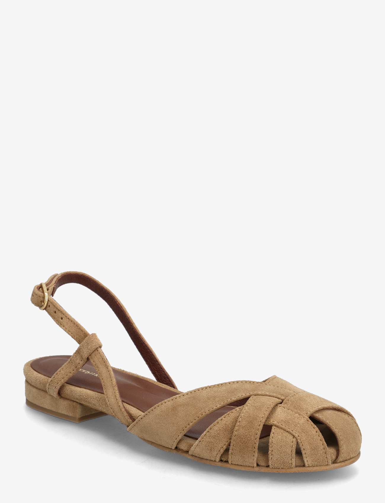 Anonymous Copenhagen - Banie 20 - flache sandalen - calf suede scirocco - 0