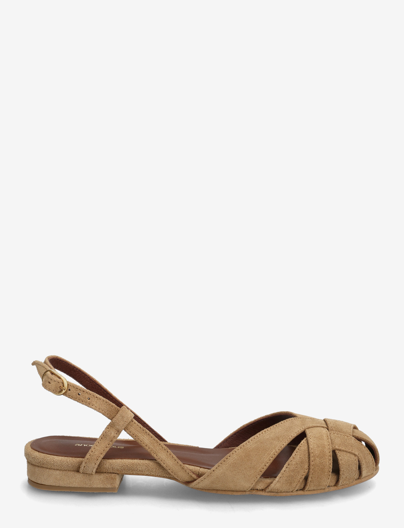 Anonymous Copenhagen - Banie 20 - flache sandalen - calf suede scirocco - 1