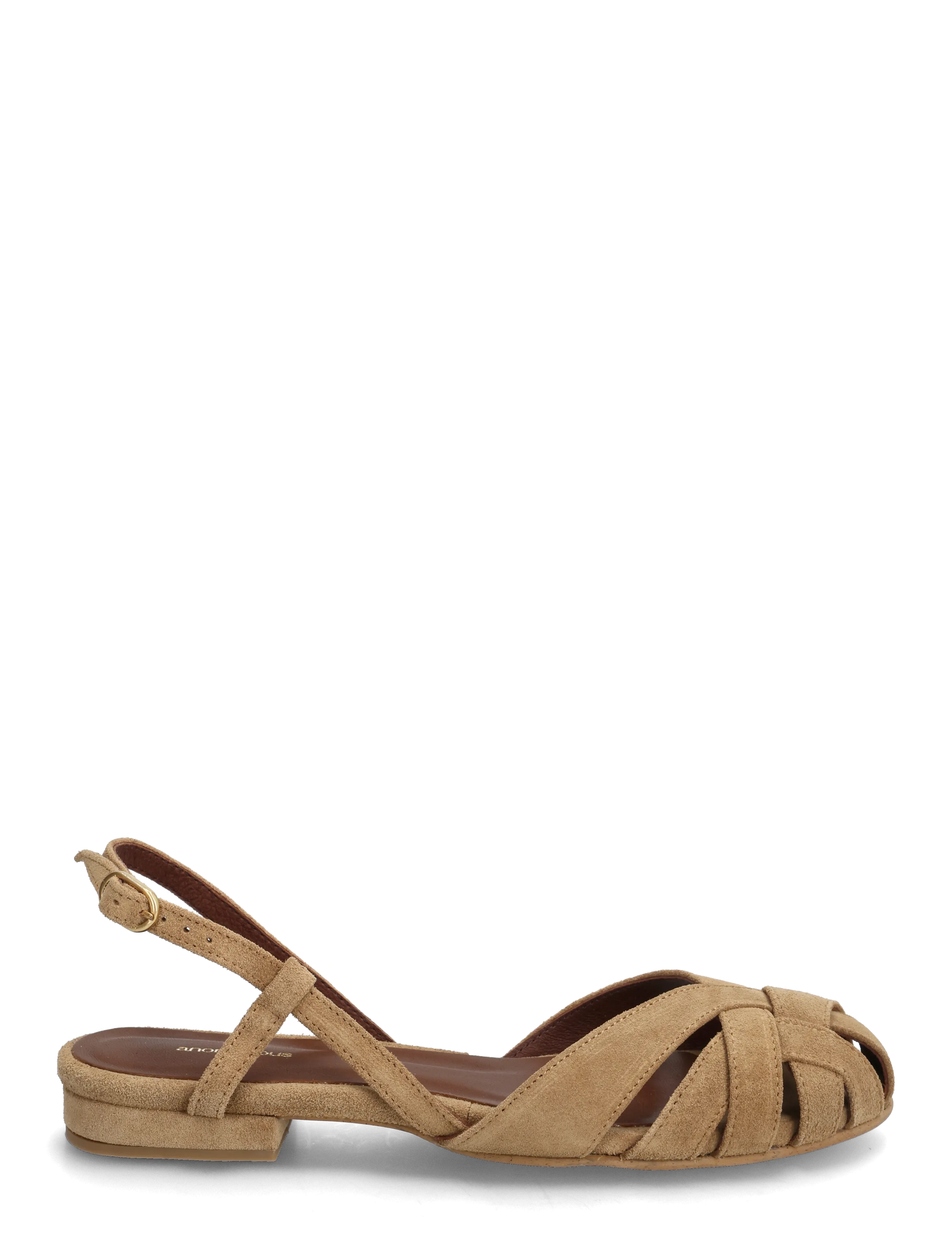Anonymous Copenhagen - Banie 20 - flat sandals - calf suede scirocco - 1