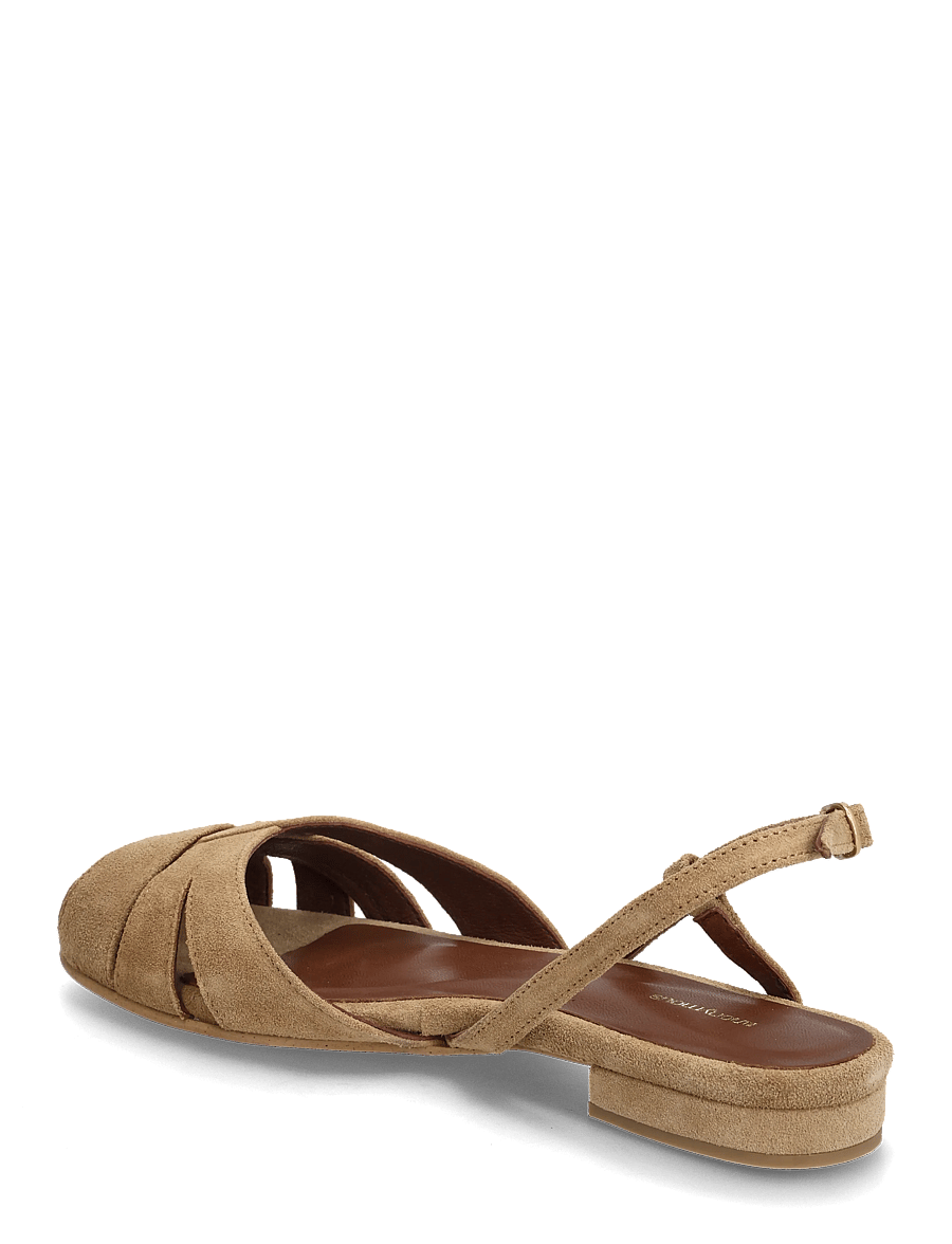 Anonymous Copenhagen - Banie 20 - flat sandals - calf suede scirocco - 2