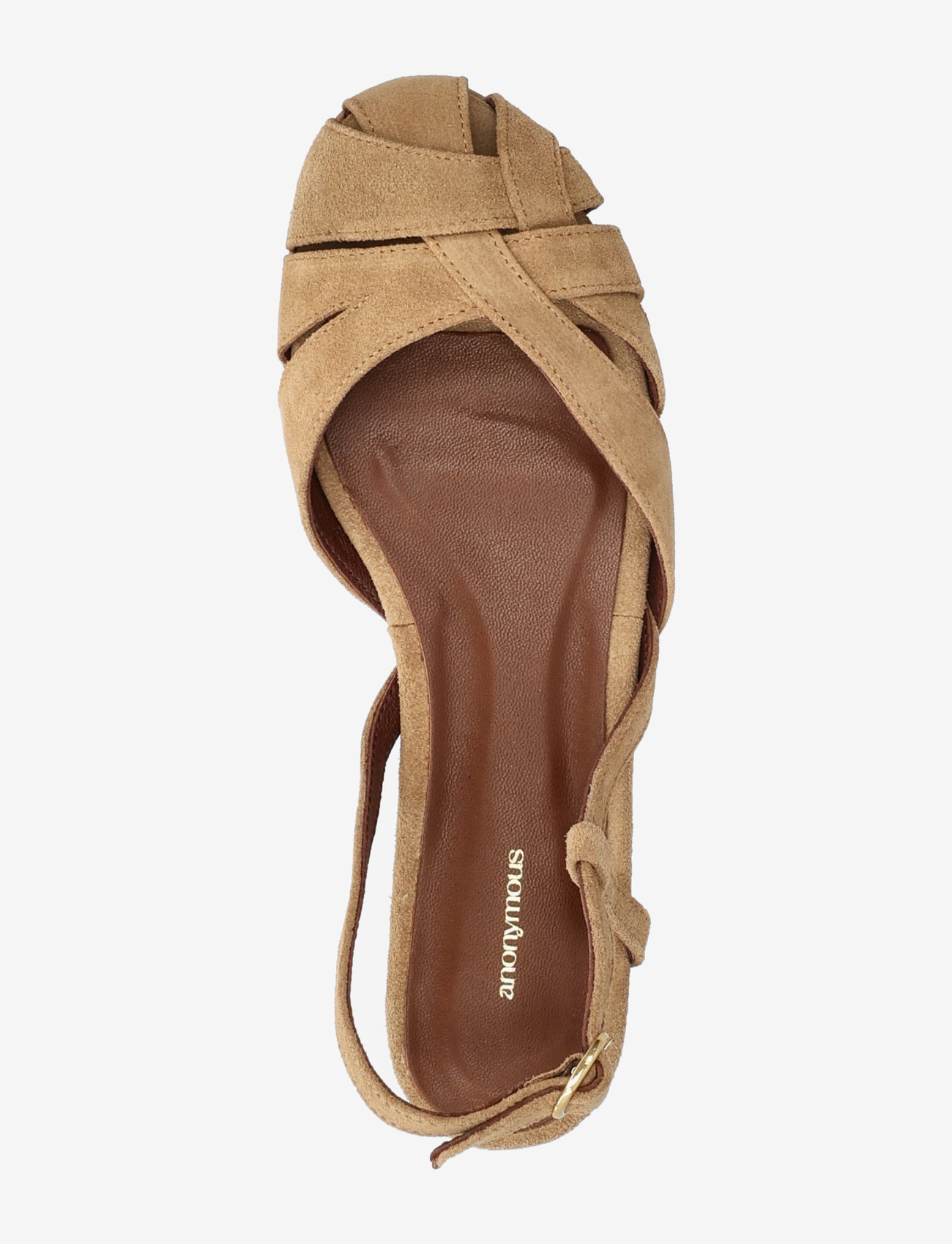 Anonymous Copenhagen - Banie 20 - flache sandalen - calf suede scirocco - 3