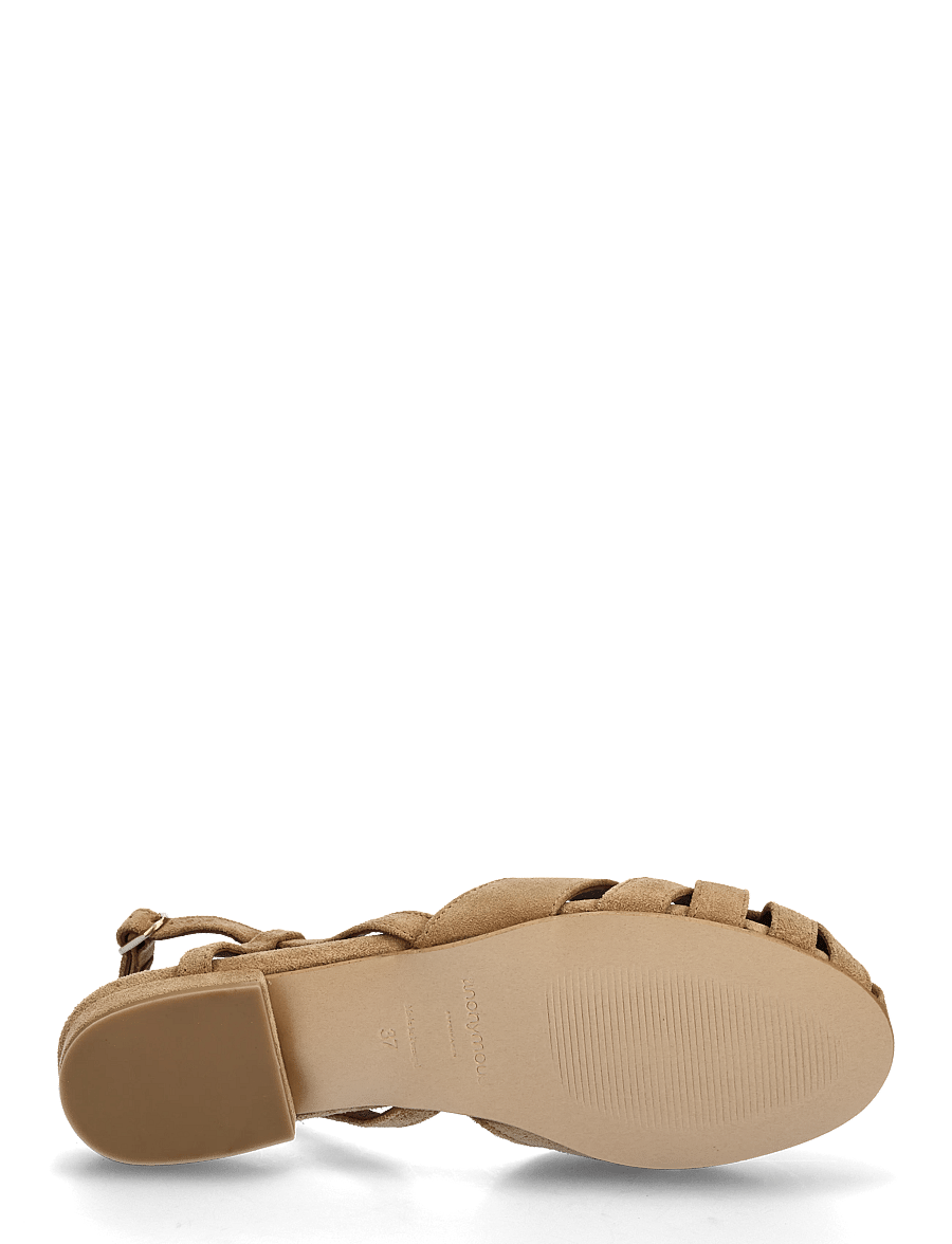 Anonymous Copenhagen - Banie 20 - flat sandals - calf suede scirocco - 4