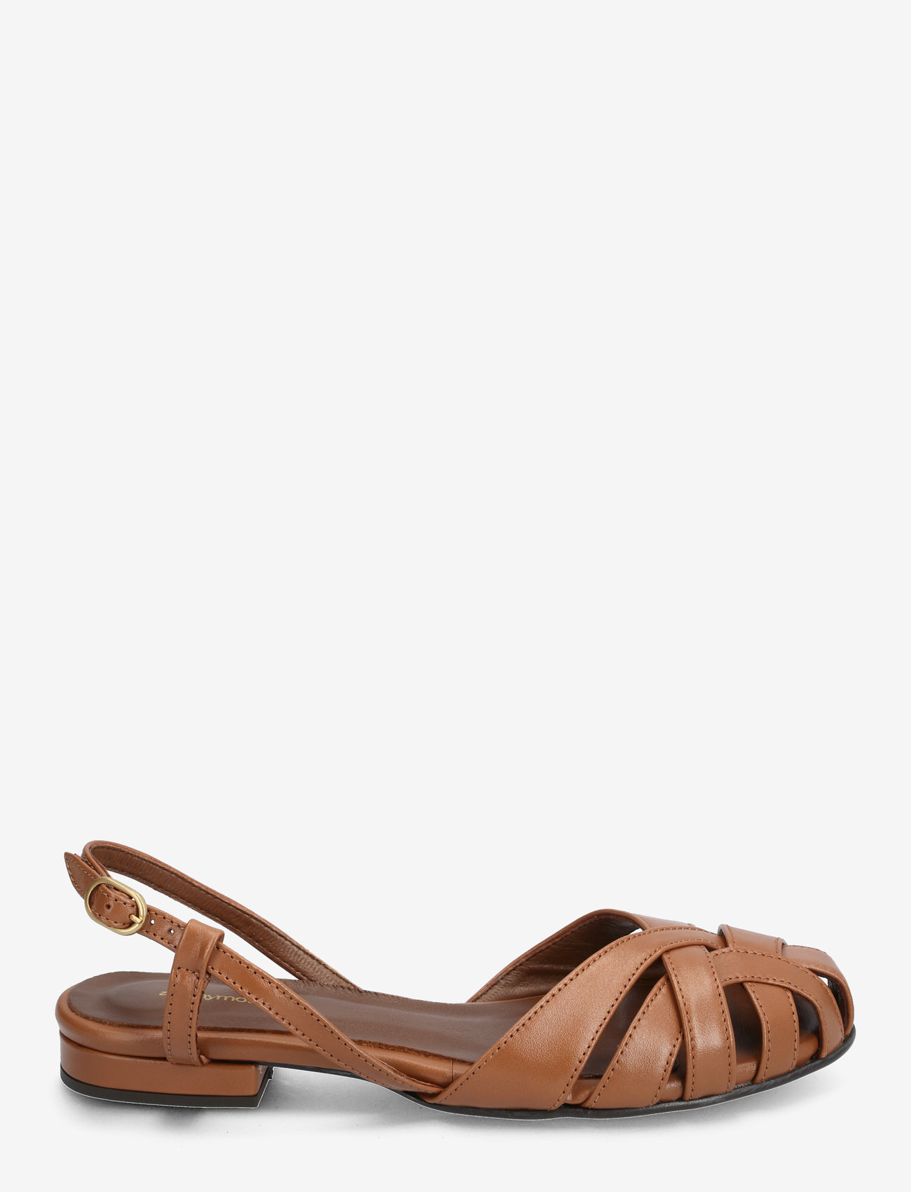 Anonymous Copenhagen - Banie 20 - platta sandaler - soft calf camel - 2