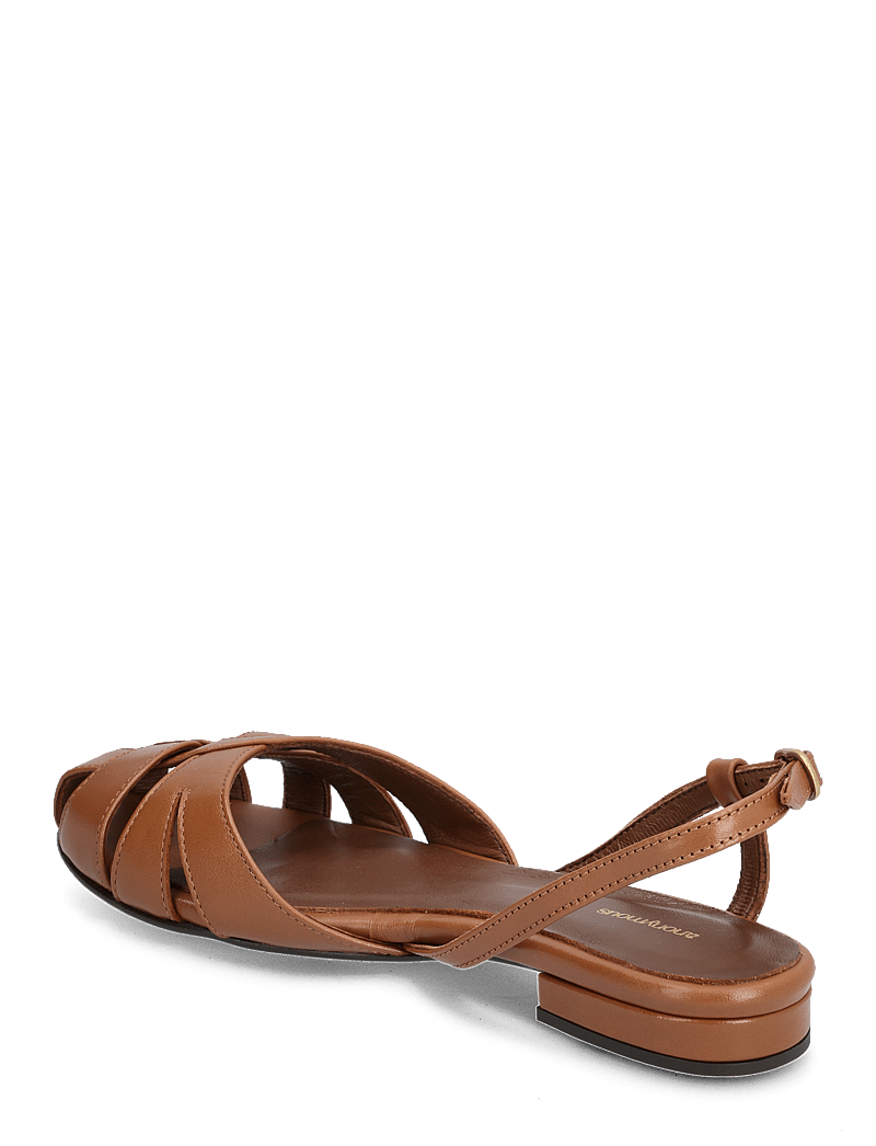 Anonymous Copenhagen - Banie 20 - platta sandaler - soft calf camel - 3
