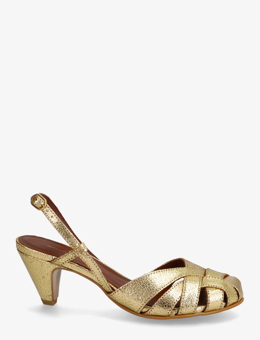 Anonymous Copenhagen - Banie 50 stiletto - sandaletten - crackled metallic goat gold - 2