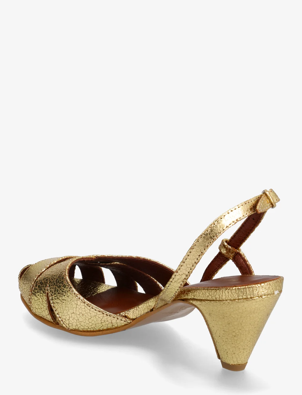 Anonymous Copenhagen - Banie 50 stiletto - sandaletten - crackled metallic goat gold - 3