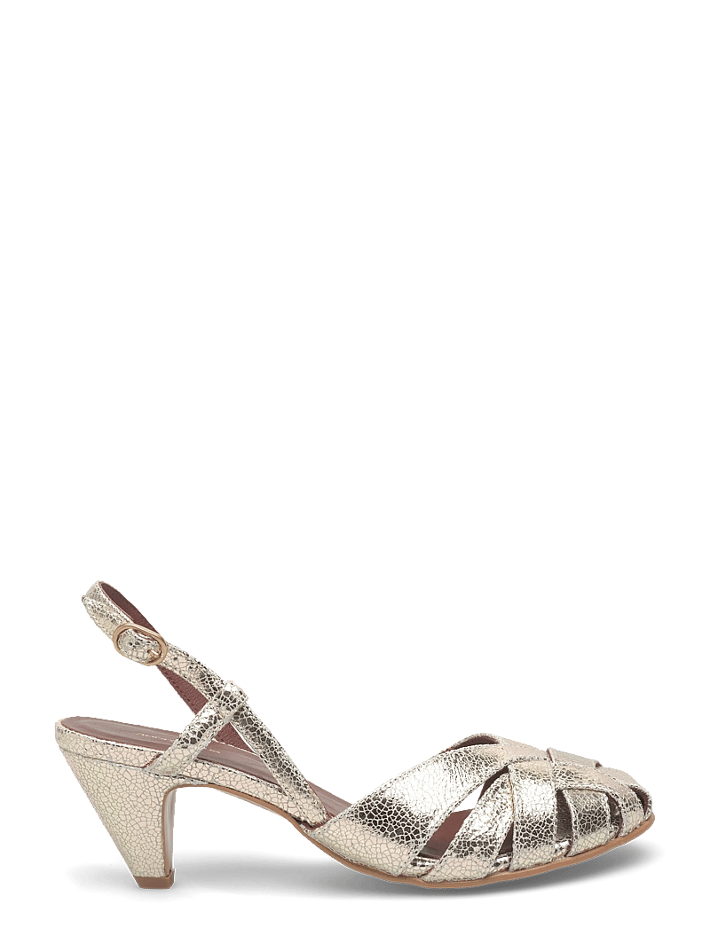 Anonymous Copenhagen - Banie 50 stiletto - lahtised kontsakingad - crackled metallic goat champagne - 1