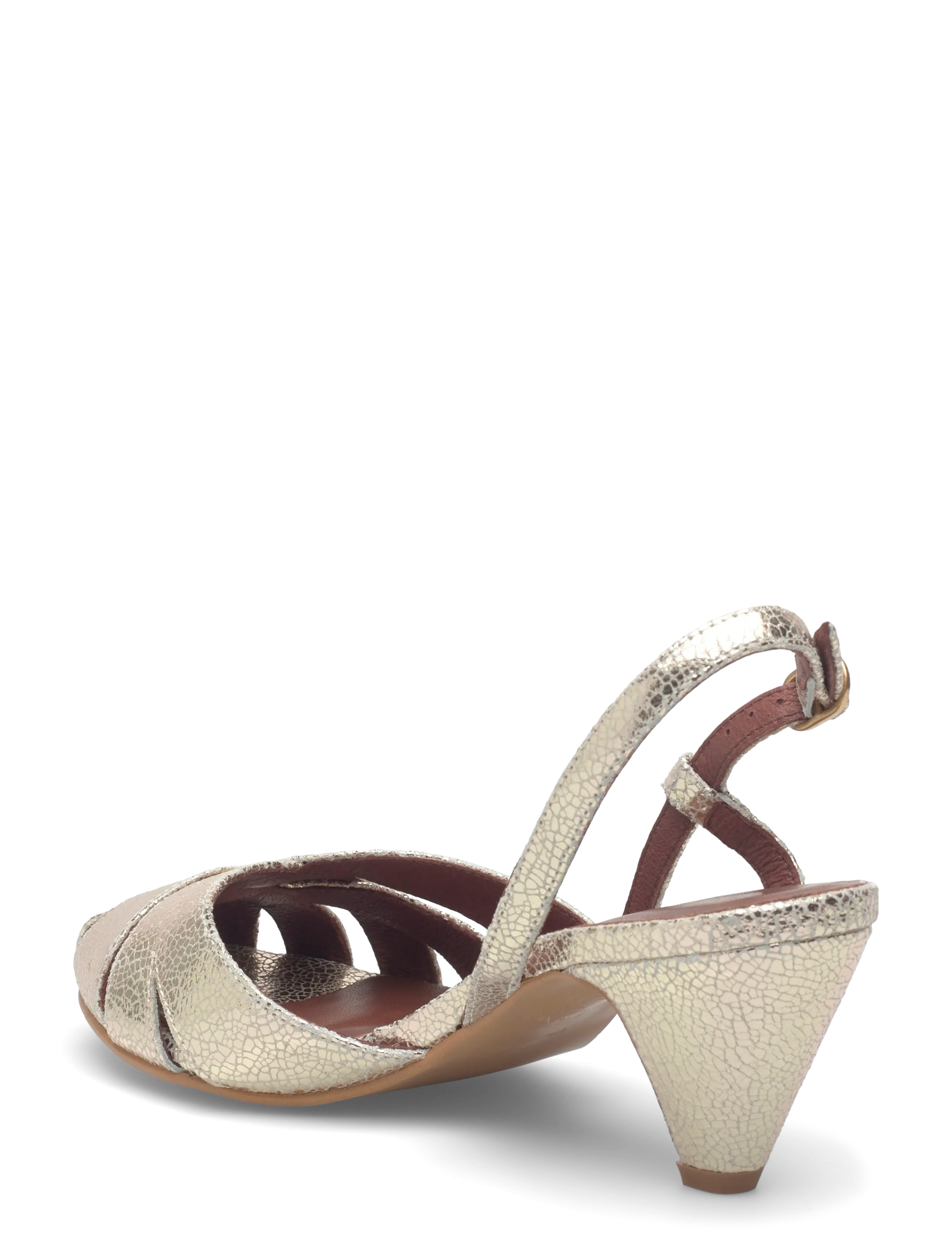 Anonymous Copenhagen - Banie 50 stiletto - avokkaat - crackled metallic goat champagne - 2