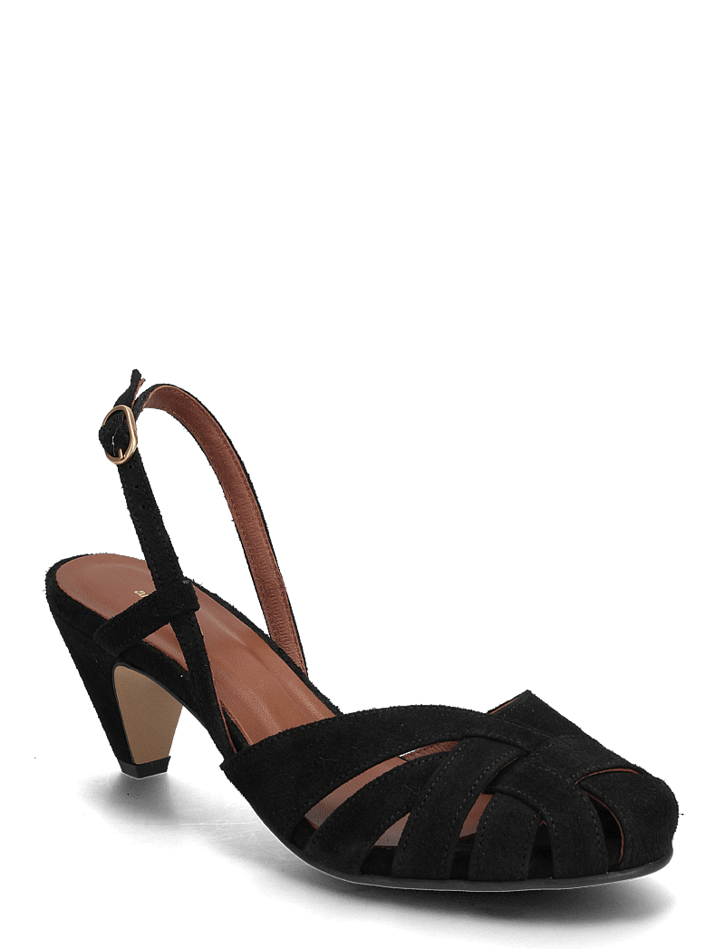 Anonymous Copenhagen - Banie 50 stiletto - sandaler med hæl - calf suede black - 0