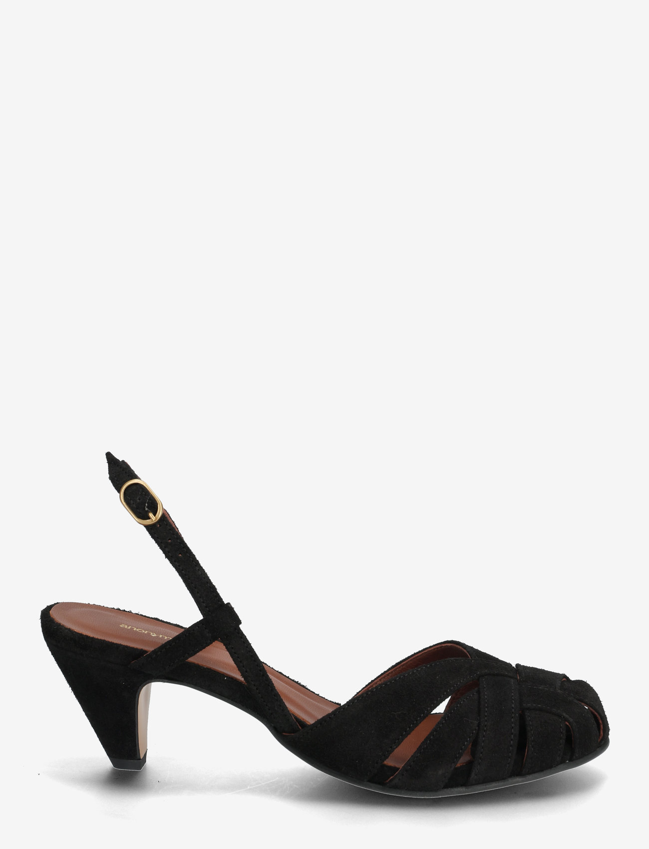 Anonymous Copenhagen - Banie 50 stiletto - sandaler med hæl - calf suede black - 1