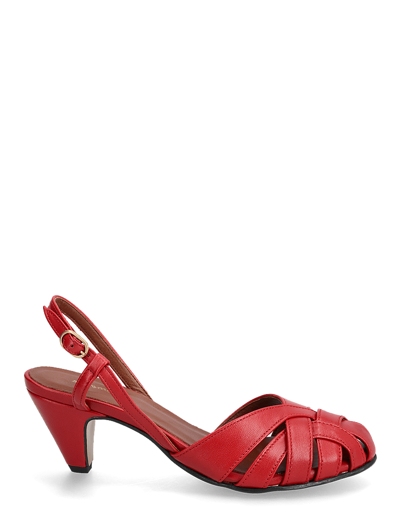 Anonymous Copenhagen - Banie 50 stiletto - sandaletten - shiny lamb ruby red - 2