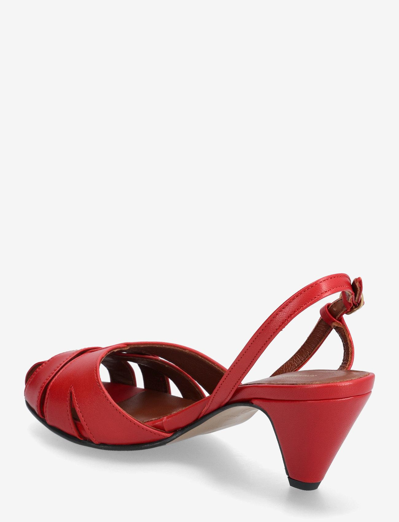 Anonymous Copenhagen - Banie 50 stiletto - sandaletten - shiny lamb ruby red - 3