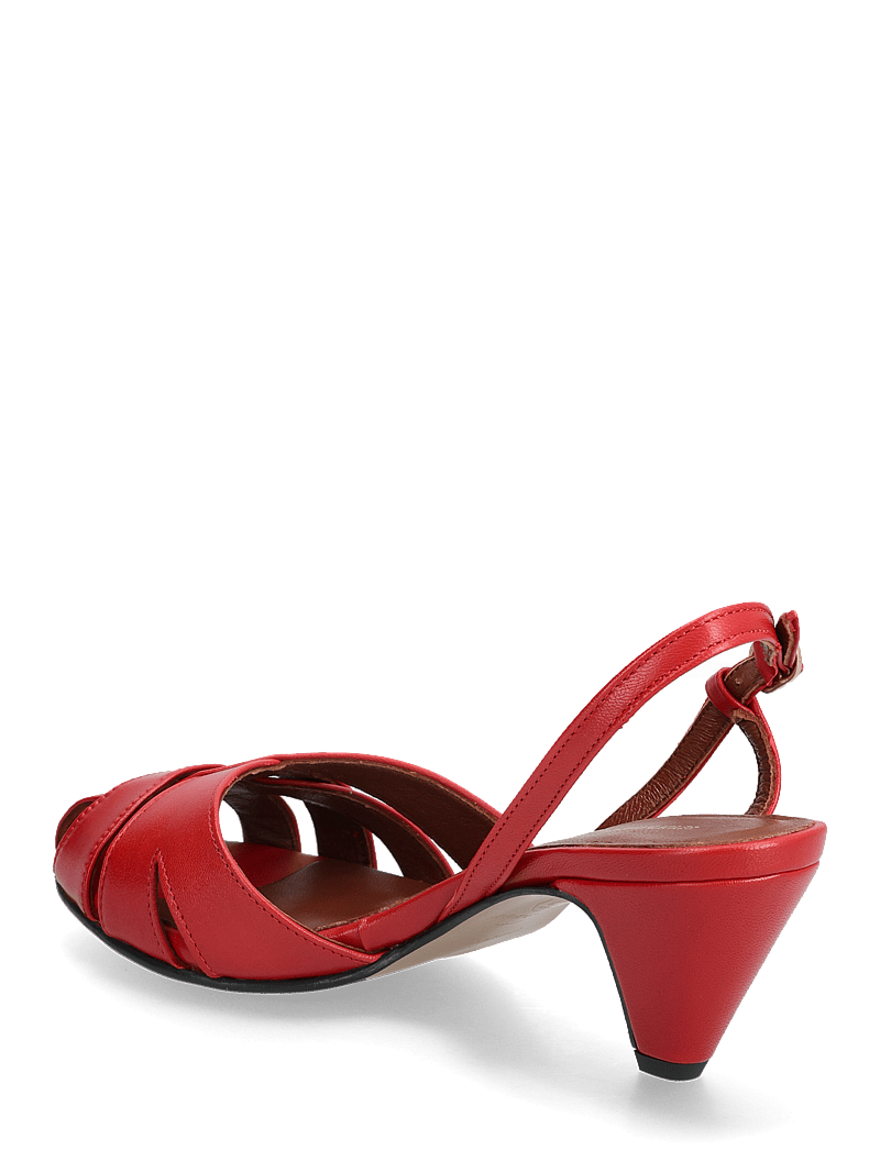 Anonymous Copenhagen - Banie 50 stiletto - sandaletten - shiny lamb ruby red - 3