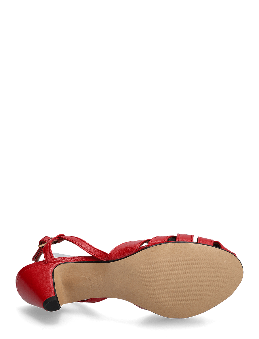 Anonymous Copenhagen - Banie 50 stiletto - pumps - shiny lamb ruby red - 5