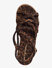 Anonymous Copenhagen - Betty 10 petite - zempapēžu sandales - calf suede print leopard - 3