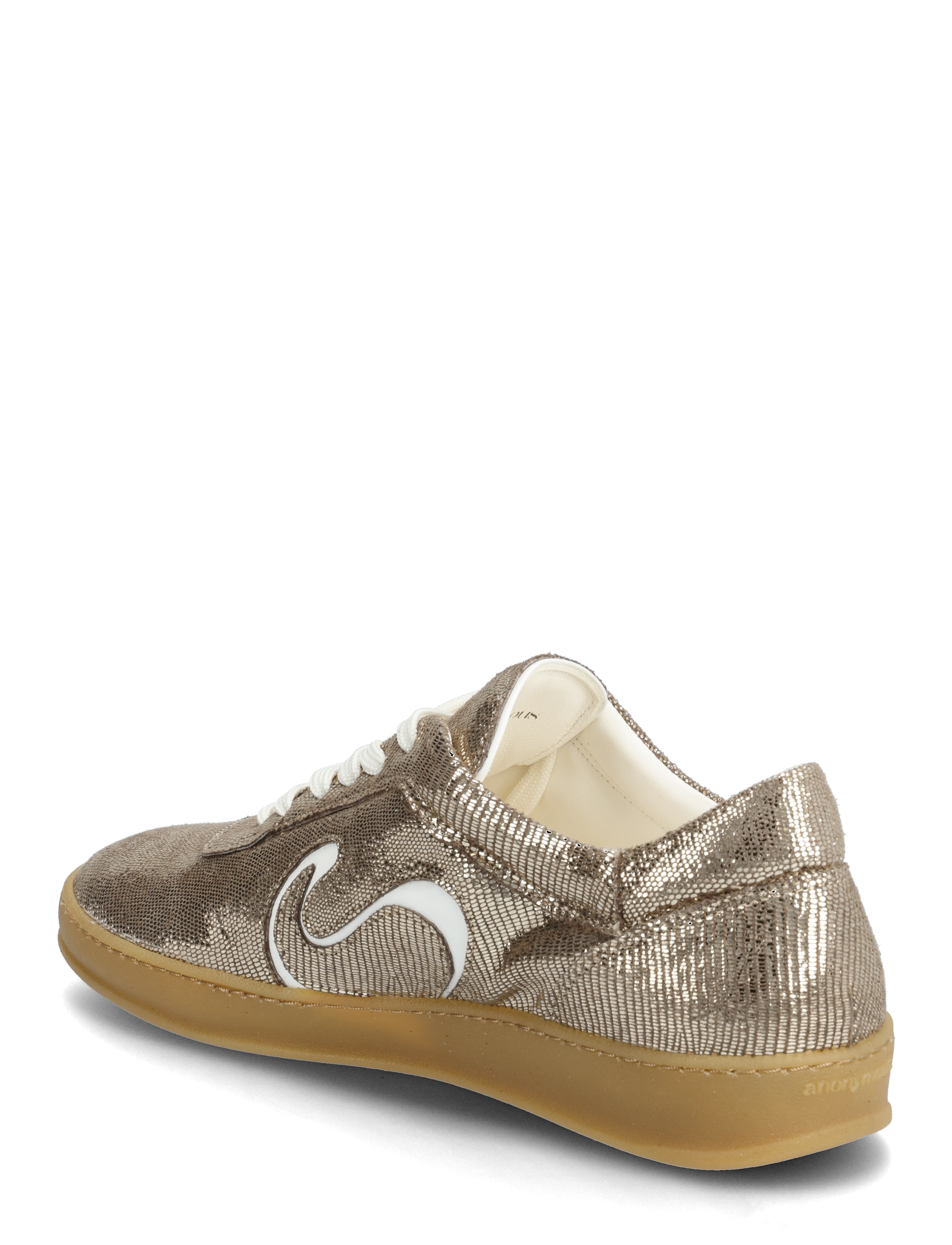 Anonymous Copenhagen - Blaire - lave sneakers - lizard metallic goat & polished soft calf vintage champagne & white sand - 2
