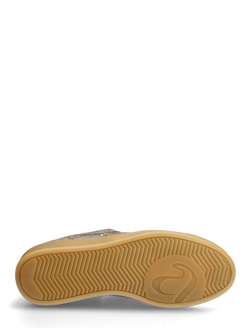 Anonymous Copenhagen - Blaire - niedrige sneakers - lizard metallic goat & polished soft calf vintage champagne & white sand - 4