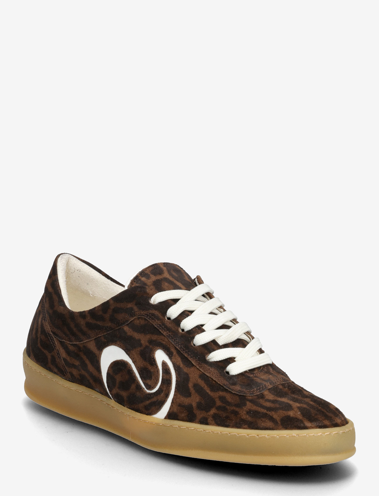 Anonymous Copenhagen - Blaire - sneakers - calf suede print & polished soft calf jaguar & white sand - 0