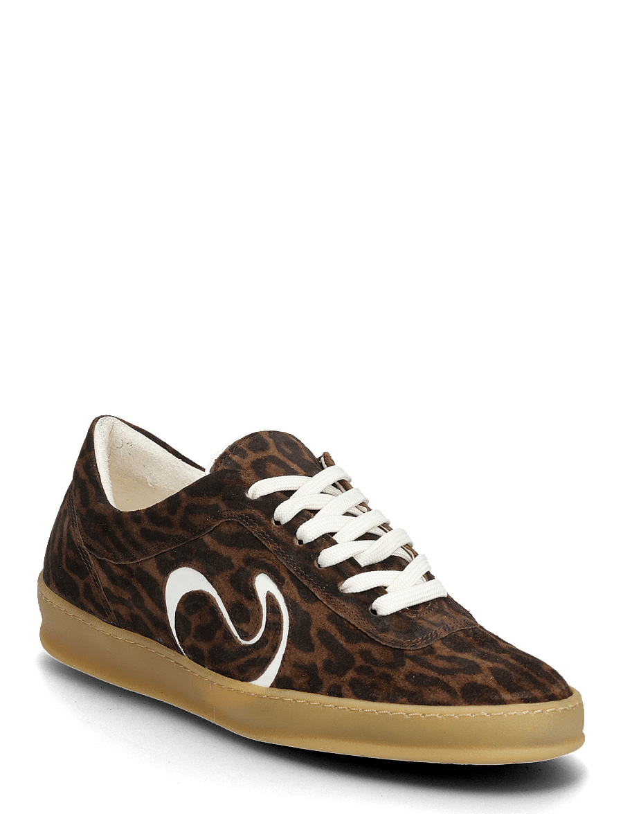 Anonymous Copenhagen - Blaire - madala säärega tossud - calf suede print & polished soft calf jaguar & white sand - 0