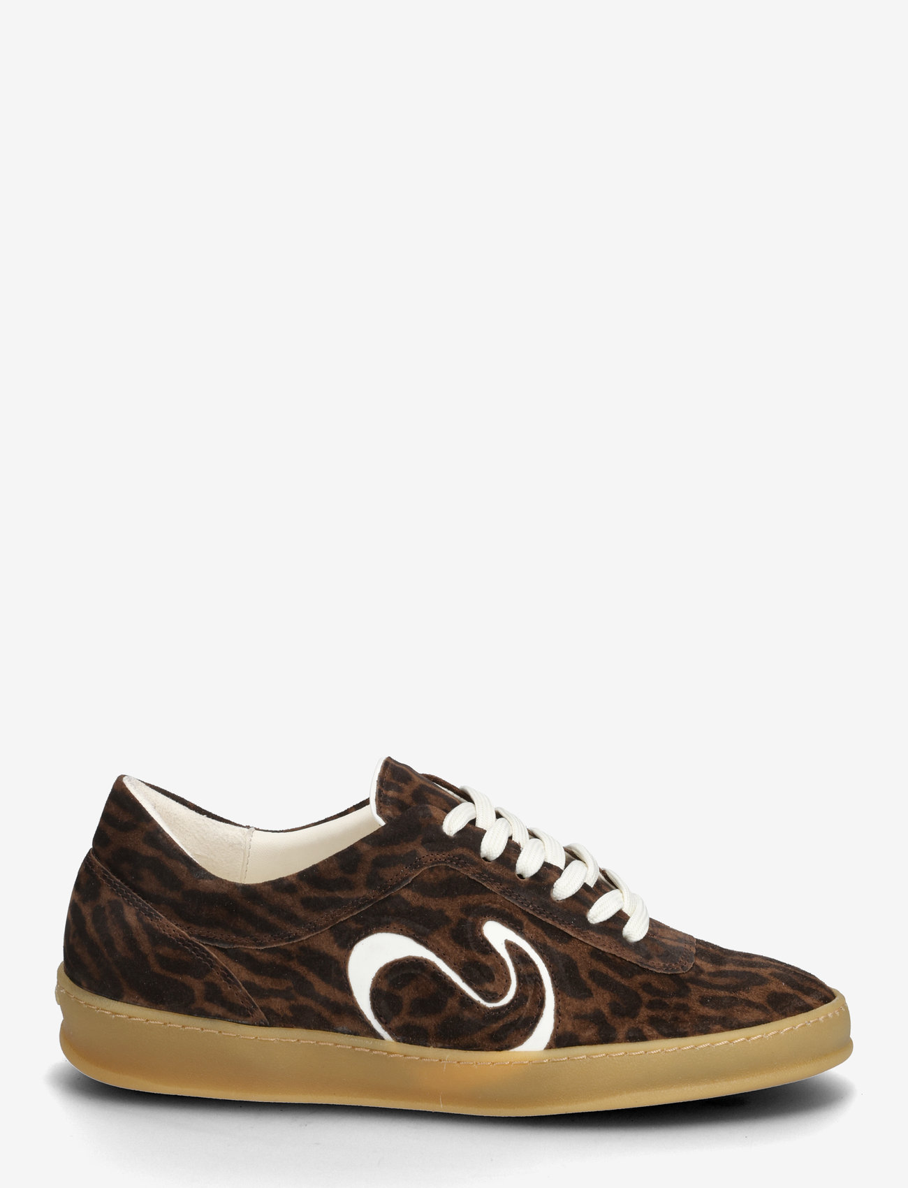 Anonymous Copenhagen - Blaire - sneakers - calf suede print & polished soft calf jaguar & white sand - 1