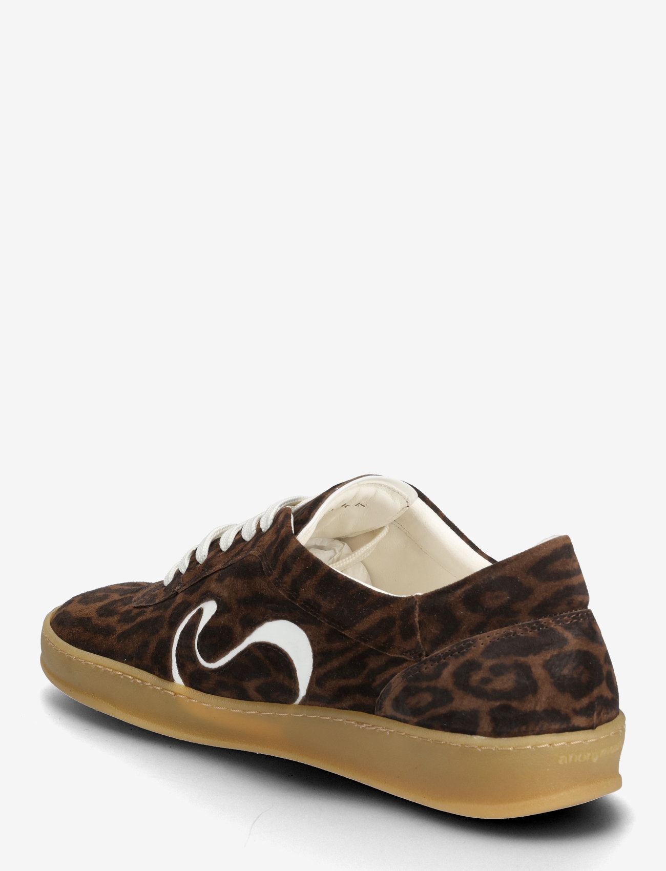 Anonymous Copenhagen - Blaire - sneakers - calf suede print & polished soft calf jaguar & white sand - 2