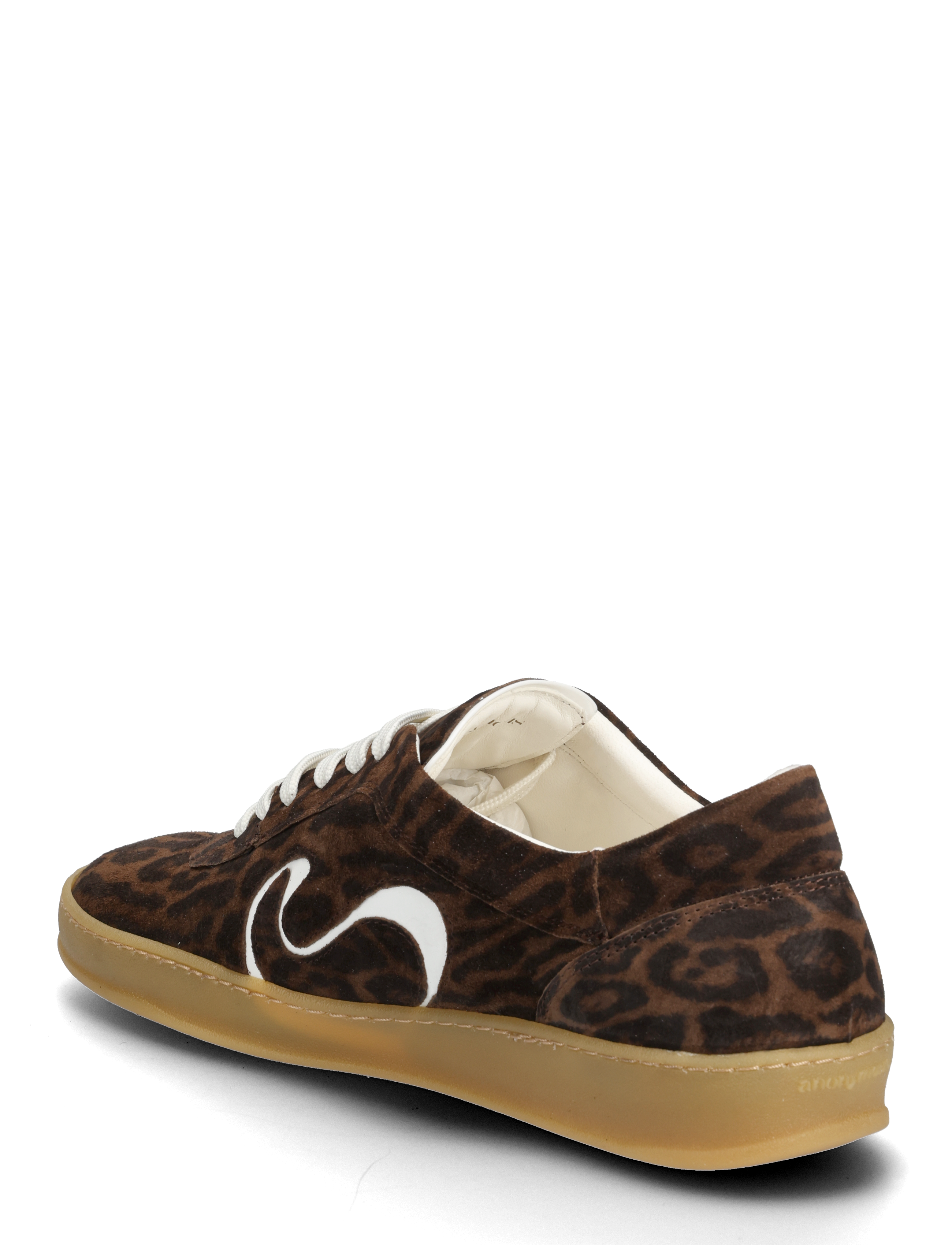 Anonymous Copenhagen - Blaire - naisten - calf suede print & polished soft calf jaguar & white sand - 2
