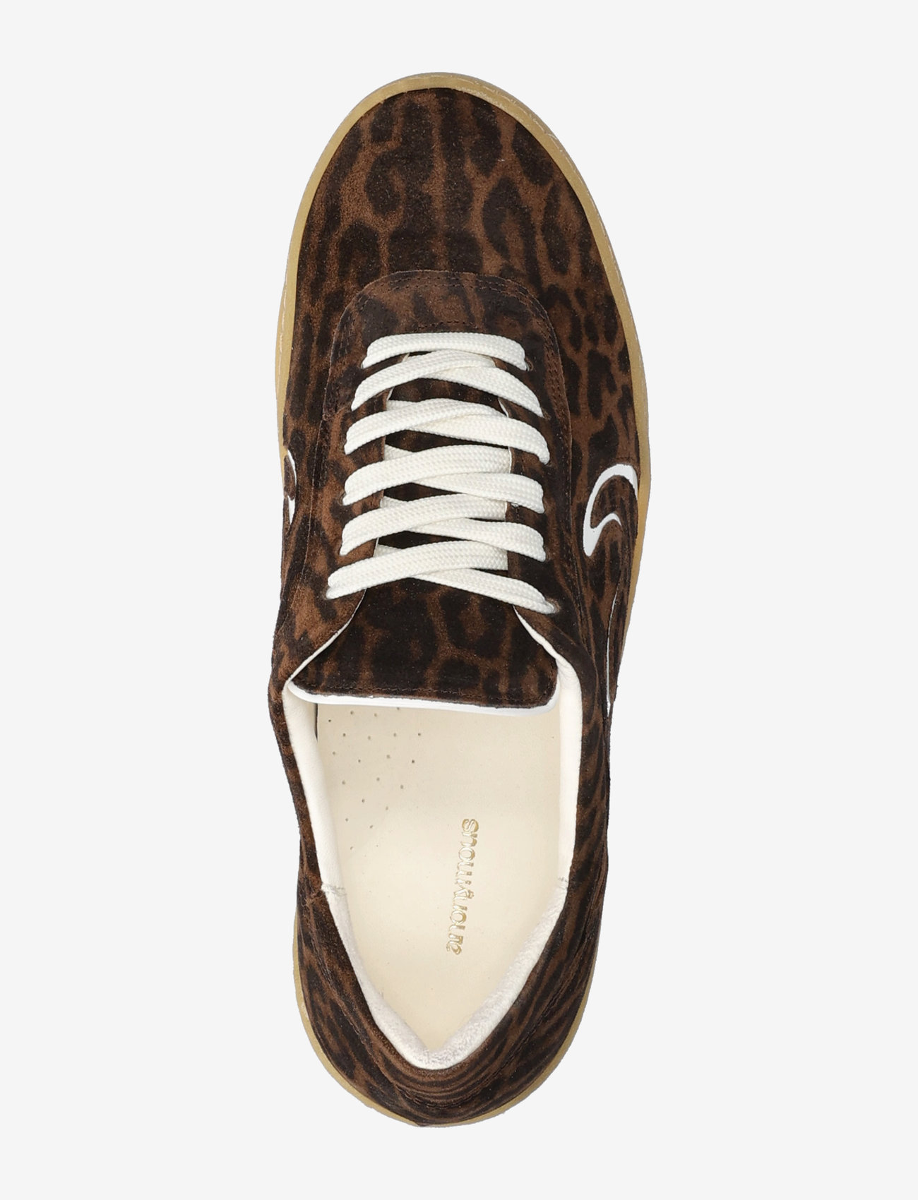 Anonymous Copenhagen - Blaire - sneakers - calf suede print & polished soft calf jaguar & white sand - 3
