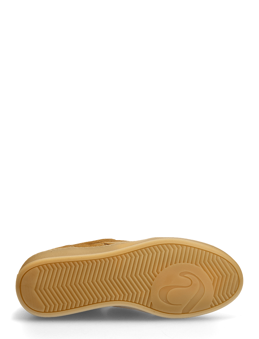 Anonymous Copenhagen - Blaire - lágir strigaskór - calf suede & polished soft calf bamboo brown & white sand - 4