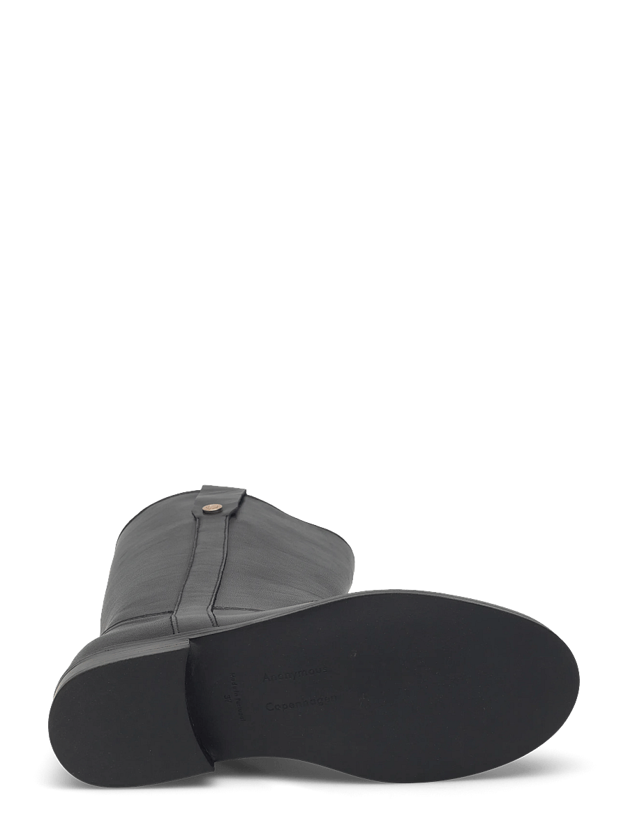 Anonymous Copenhagen - Brinesh - knähöga stövlar - soft calf black - 4