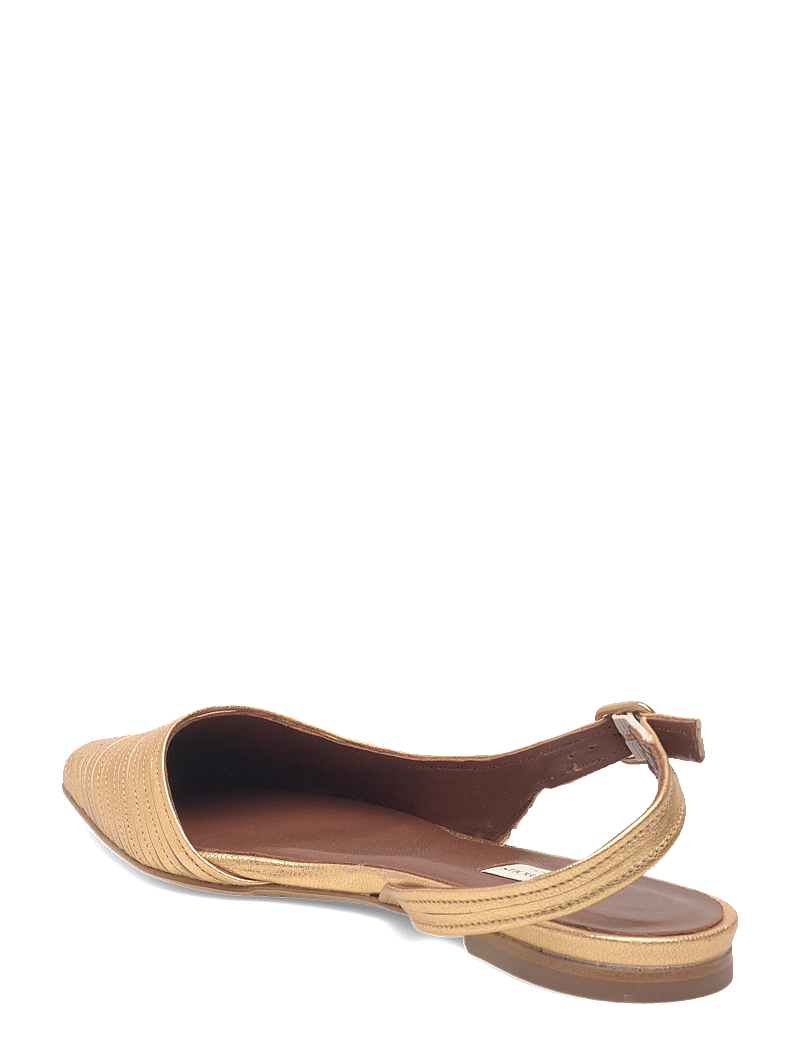 Anonymous Copenhagen - Carla 10 - platta slingbacks - metallic goat gold - 2