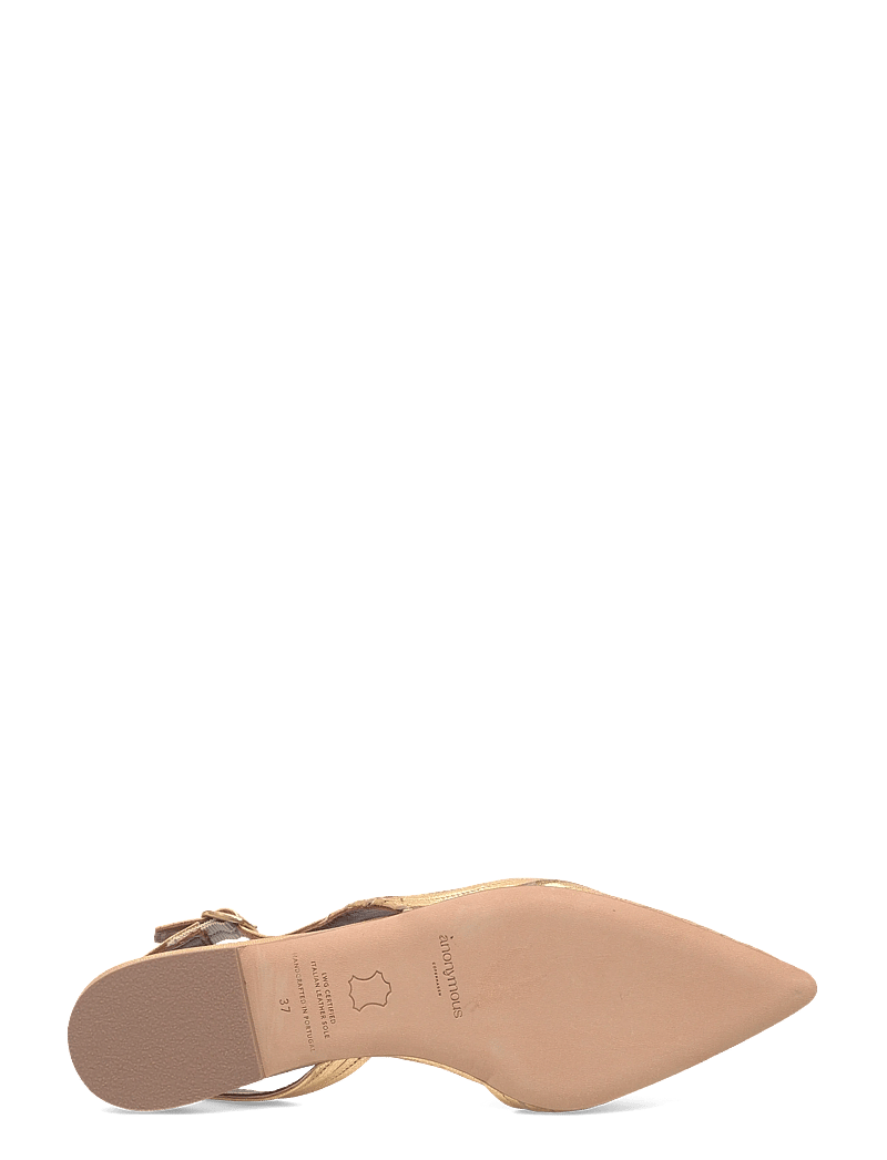 Anonymous Copenhagen - Carla 10 - platta slingbacks - metallic goat gold - 4