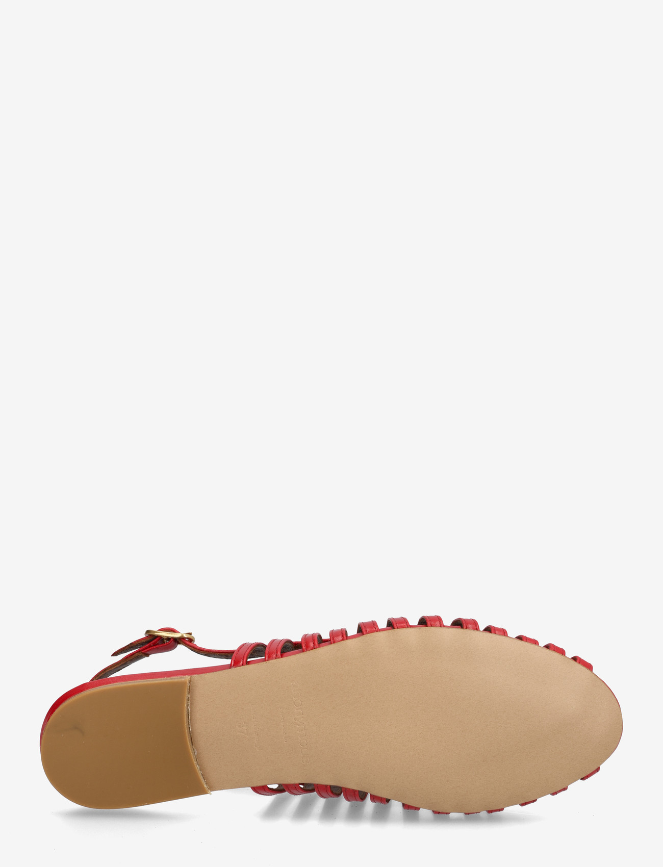 Anonymous Copenhagen - Carminho 10 - flade sandaler - crinkled polished goat ruby red - 4