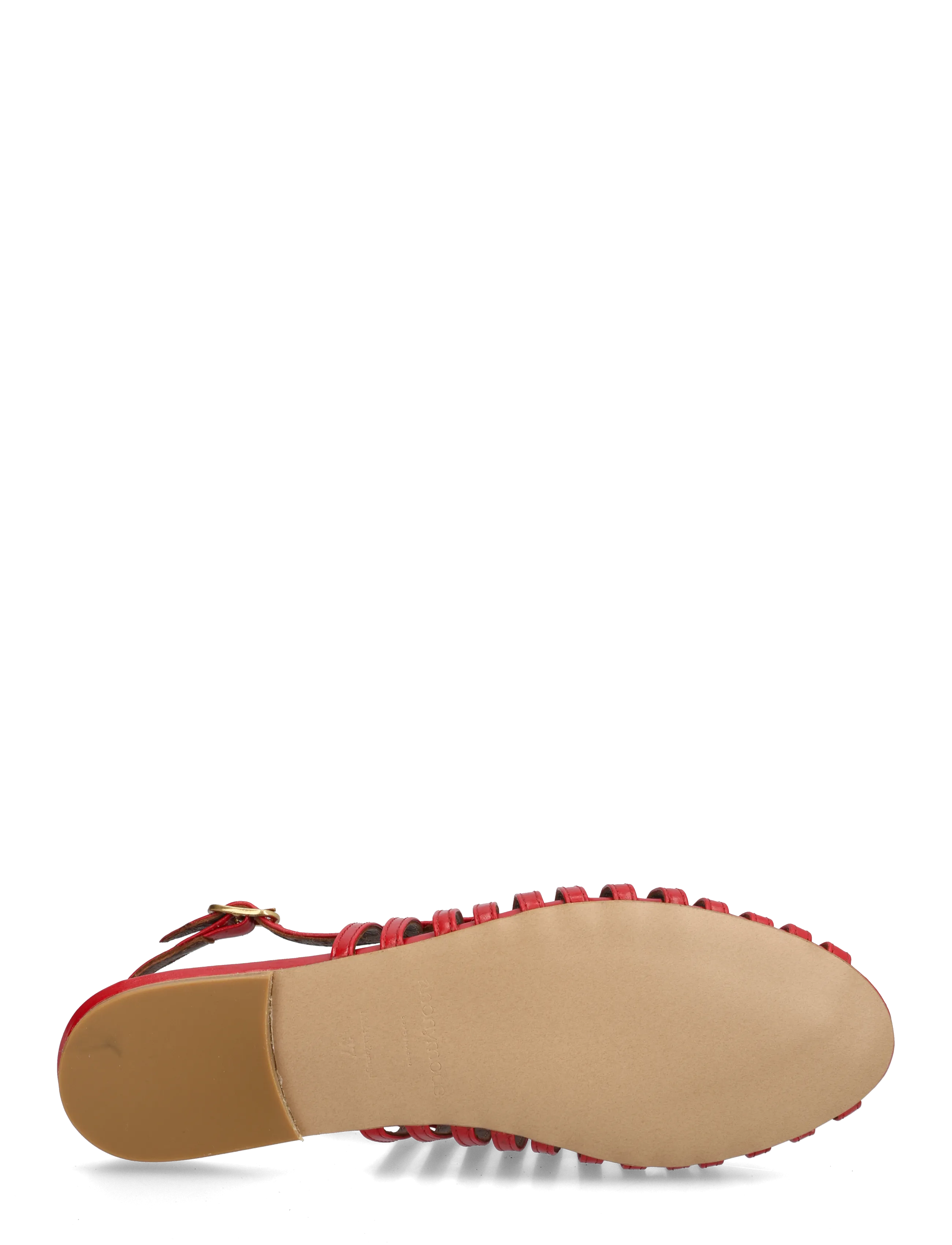 Anonymous Copenhagen - Carminho 10 - flade sandaler - crinkled polished goat ruby red - 4