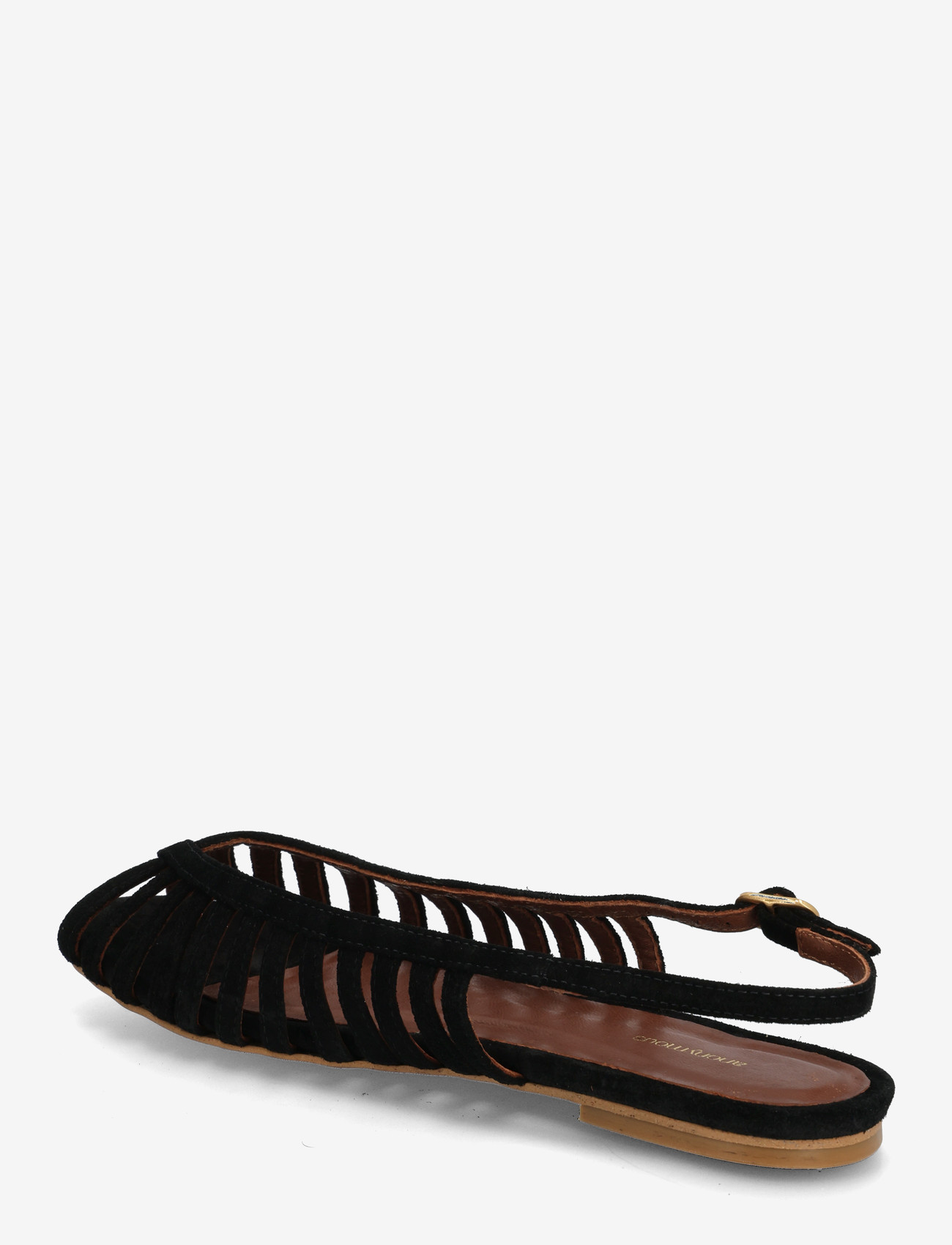Anonymous Copenhagen - Carminho 10 - flade sandaler - calf suede black - 2